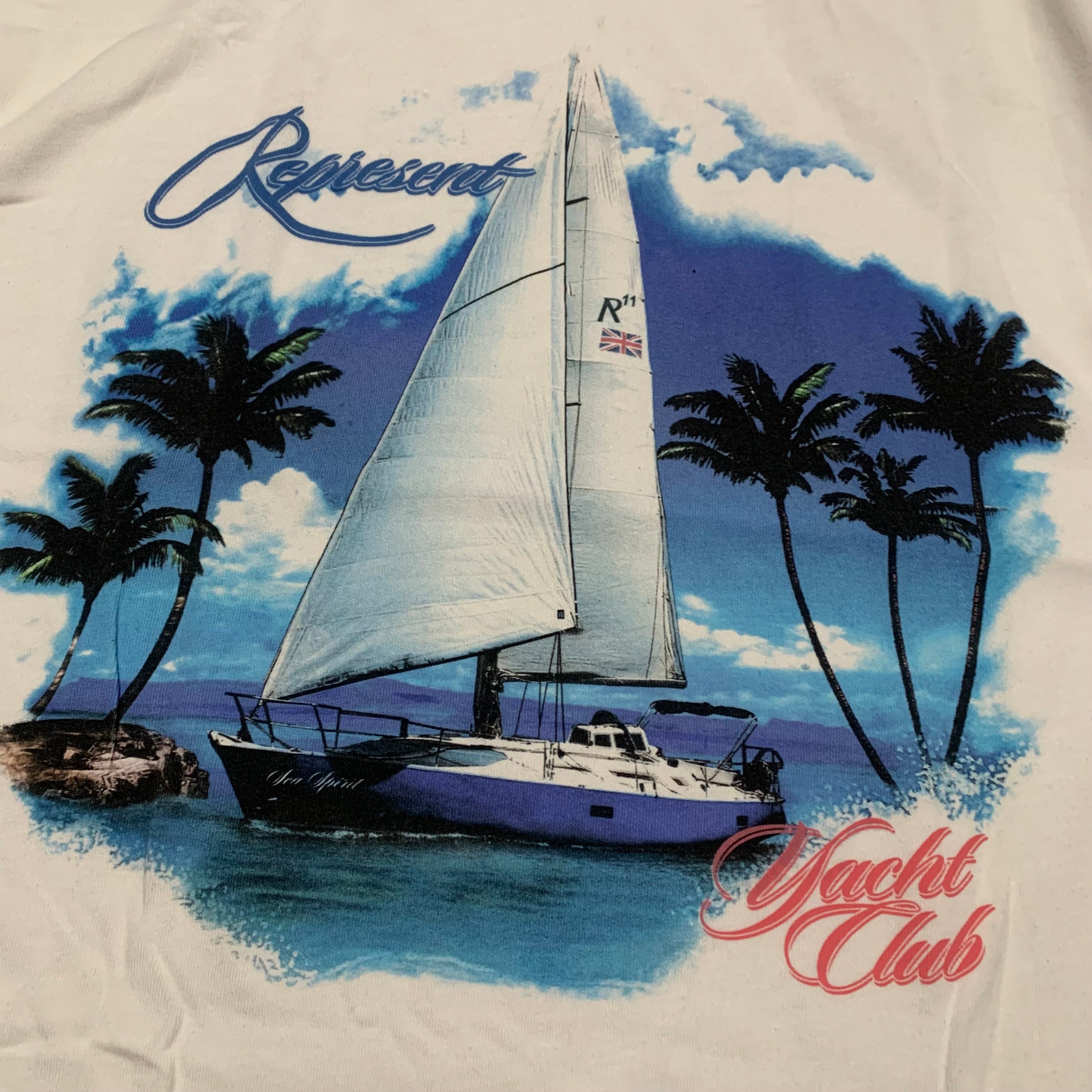 Represent XS Yacht Club Flat White Tee