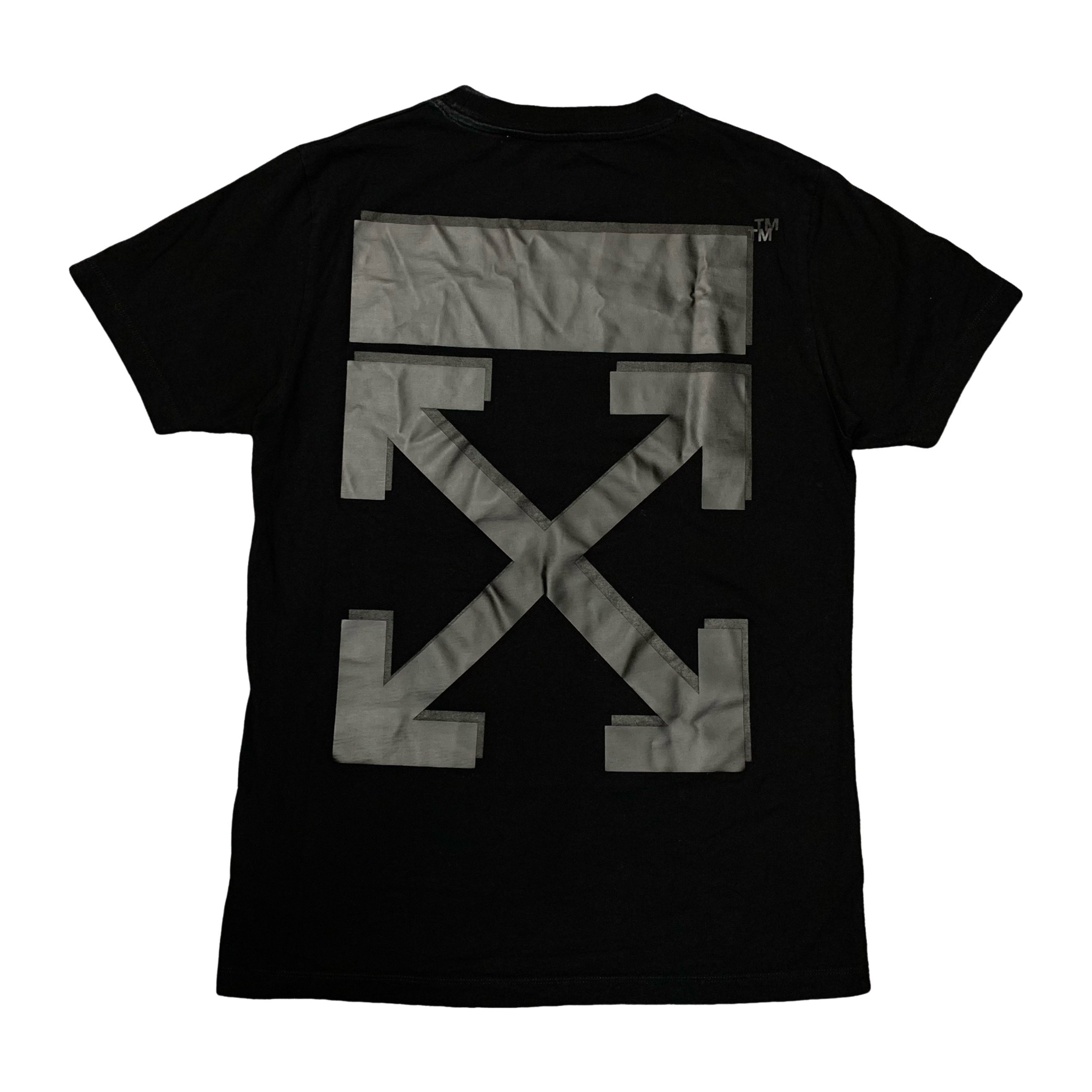 Off White Medium Tee Black Arrows Black T-Shirt Virgil Abloh