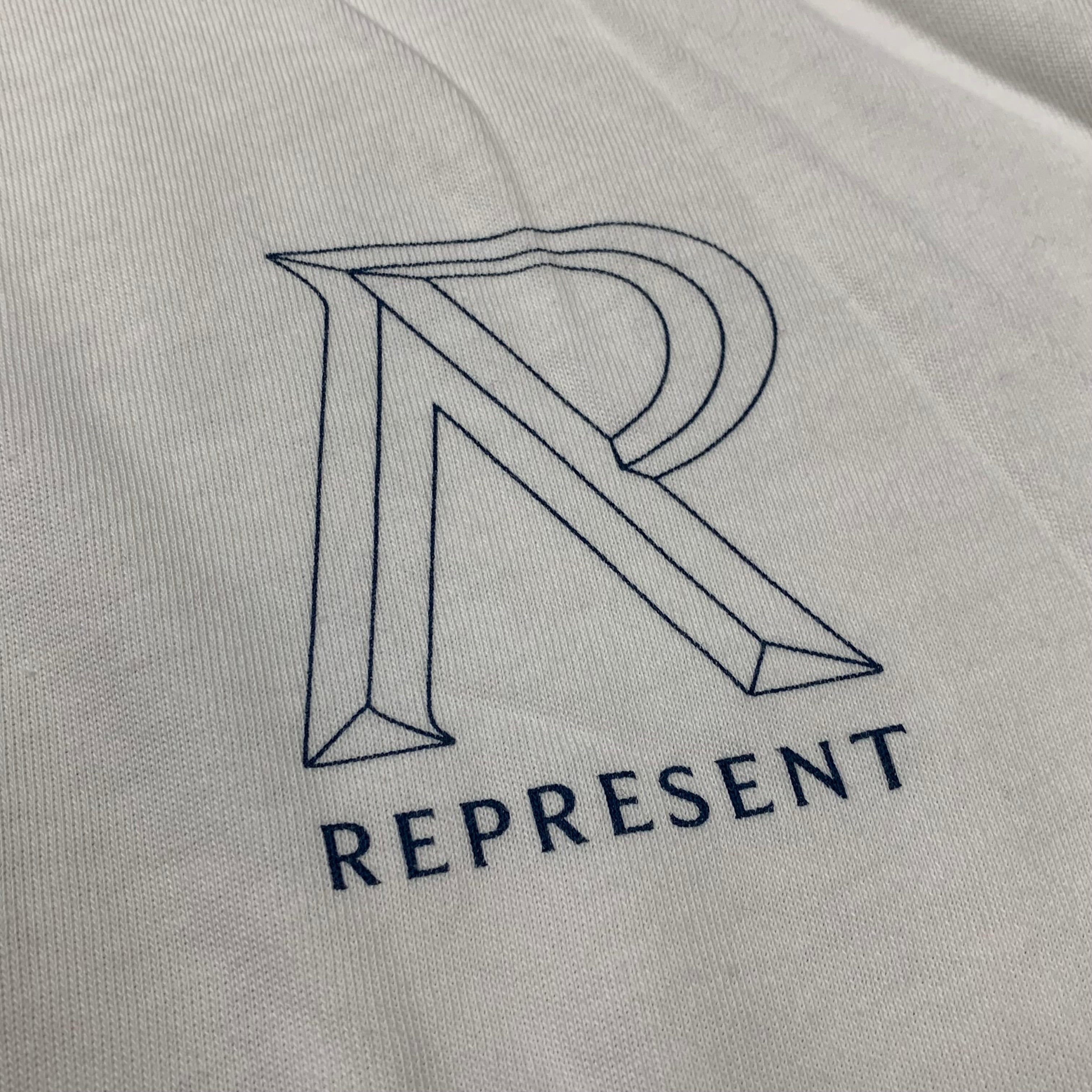 Represent Medium Tee Saint Micheal Flat White T-Shirt