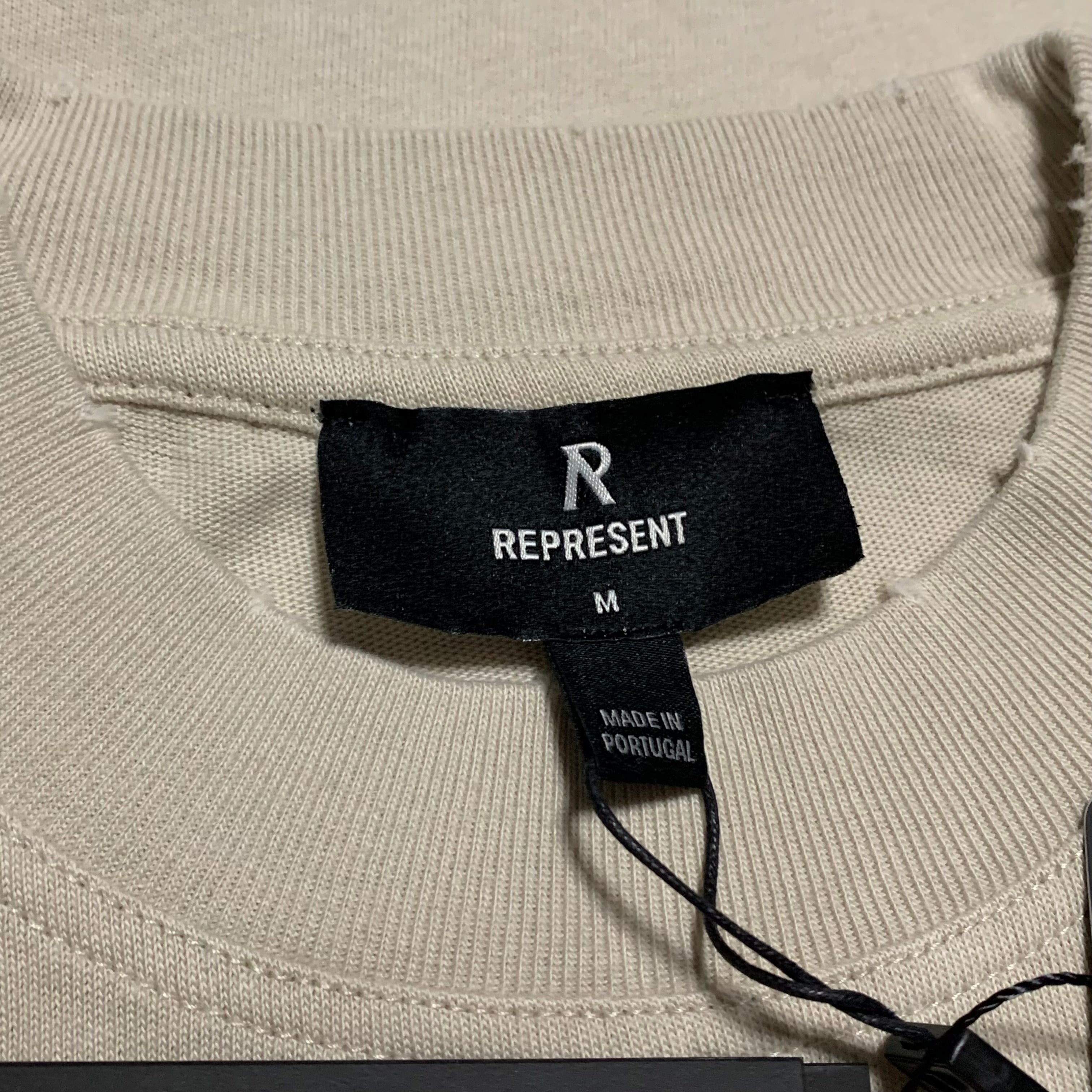 Represent Medium Only The Strong Survive Vintage White Tee