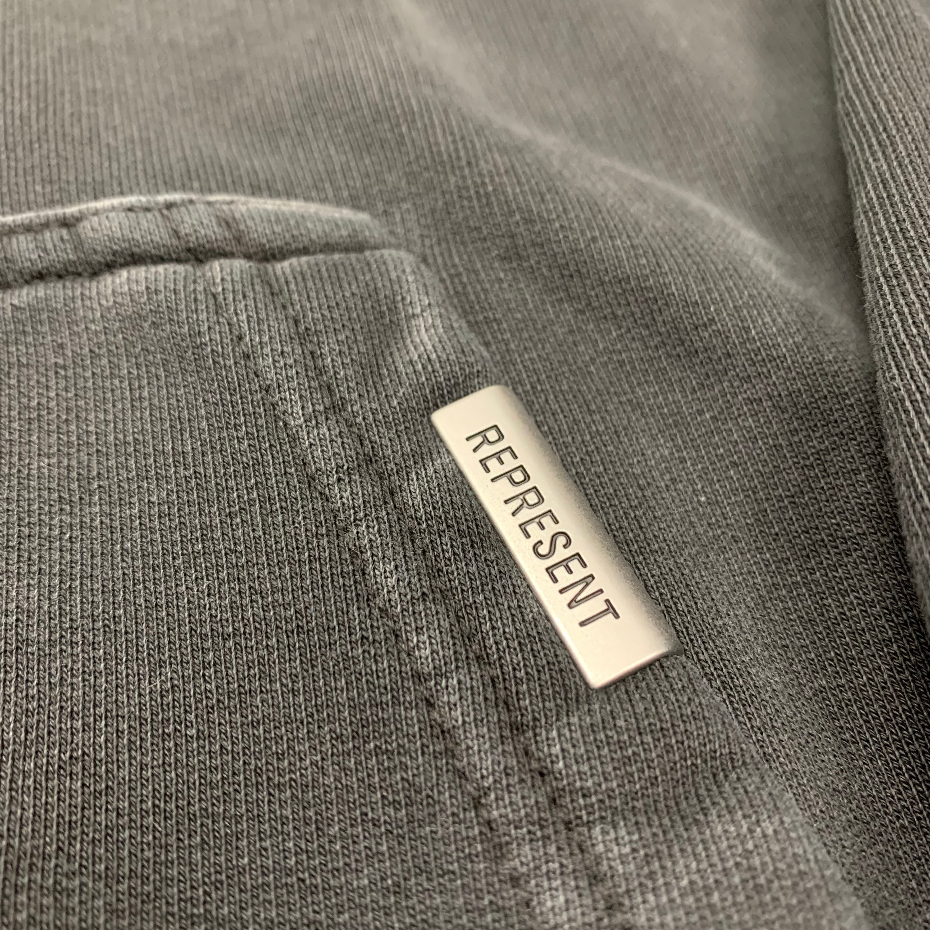 Represent Large Hoodie Oasis Owners Club Stained Black Hoodie (£170)