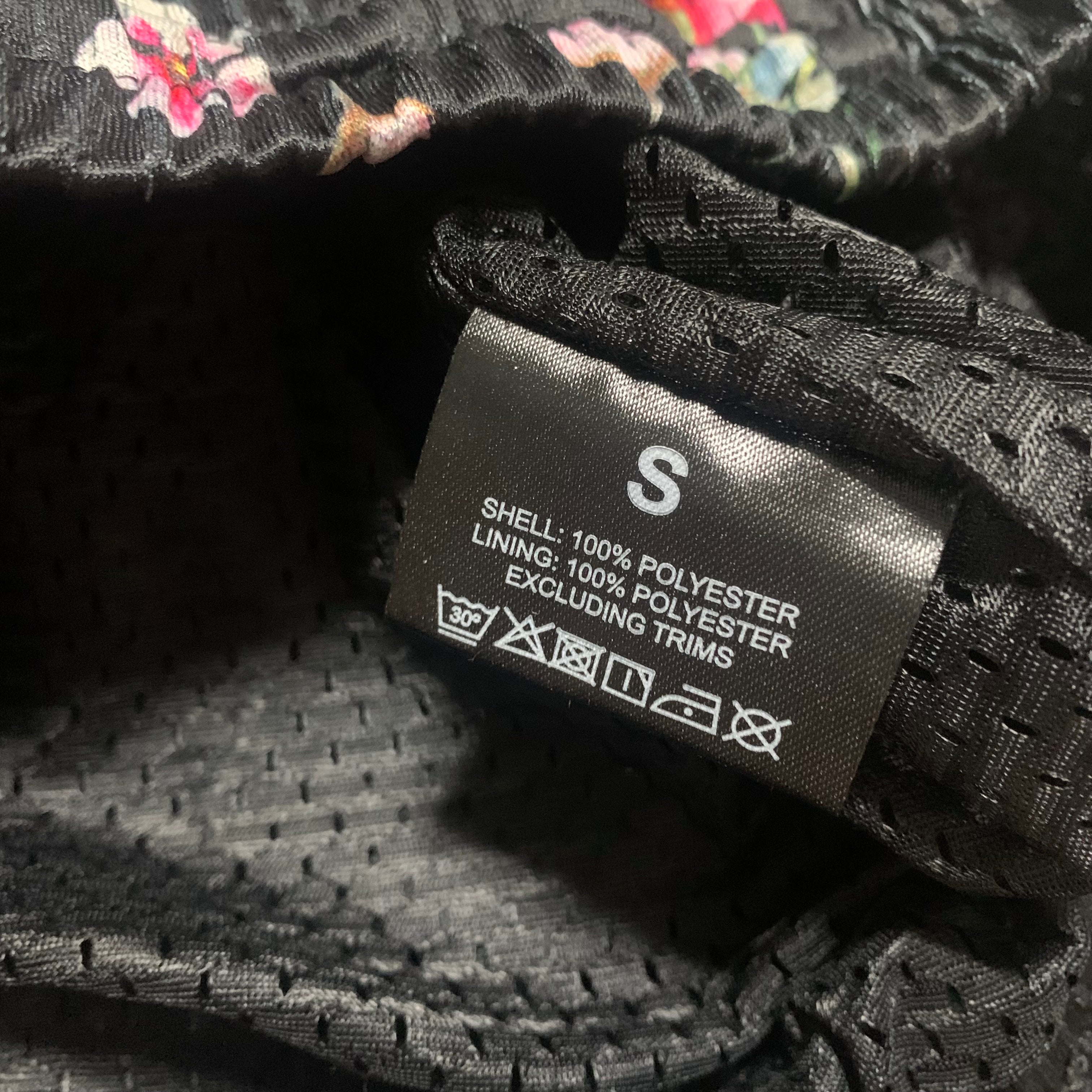 Represent Small Shorts Floral Mesh Black Shorts