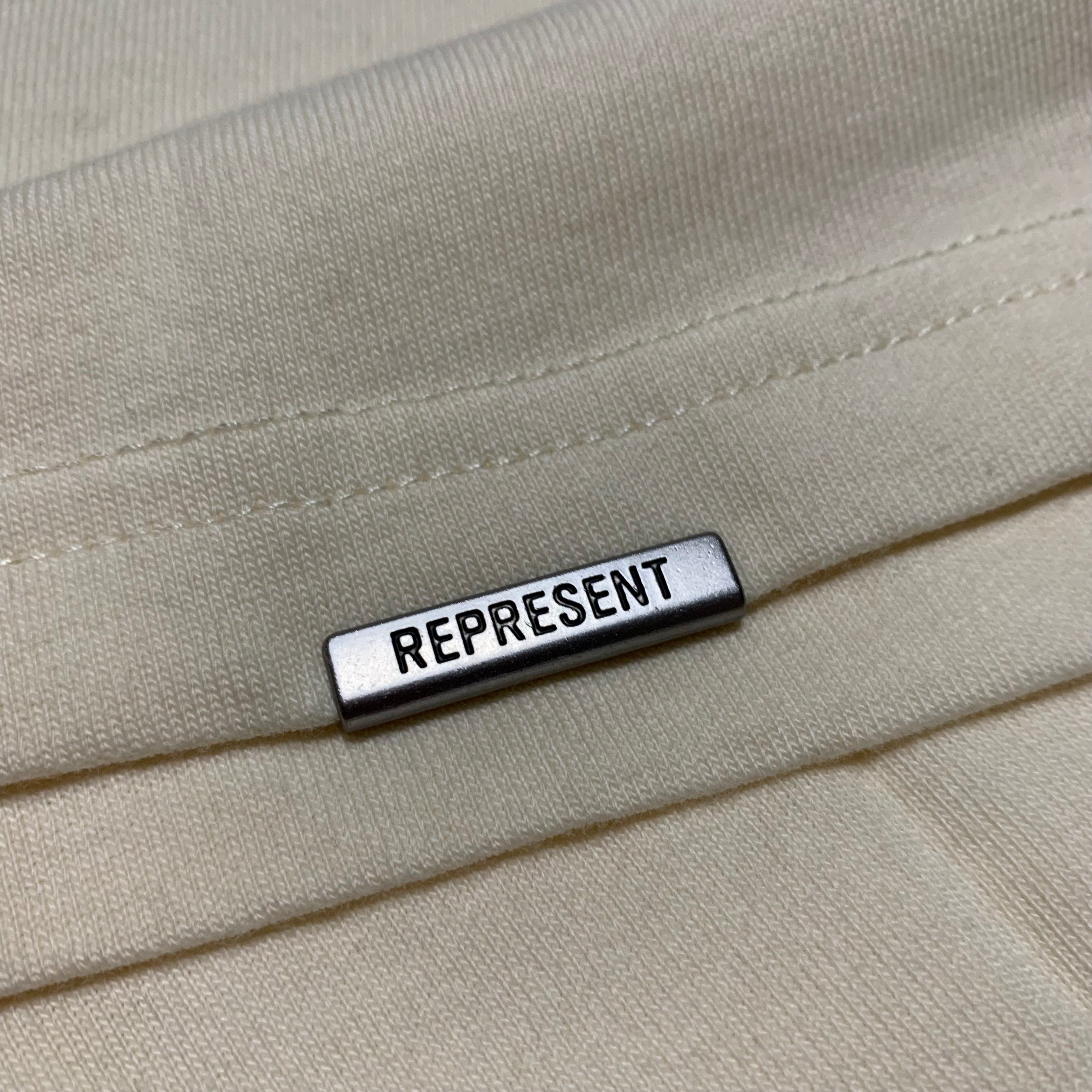 Represent Medium Patron Of The Club Buttercream Powder Blue Tee