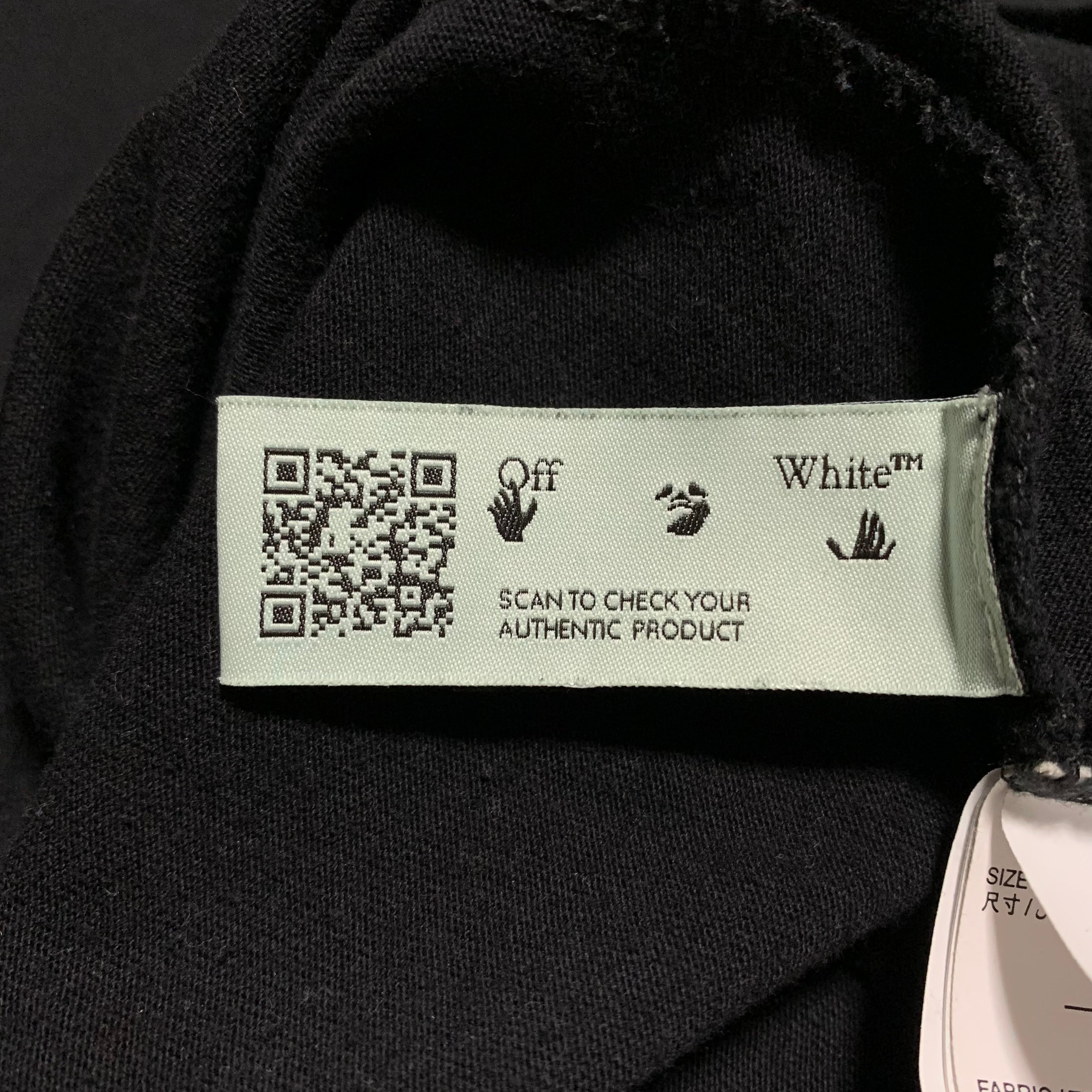 Off White Small Trellis Worker Black Tee Virgil Abloh