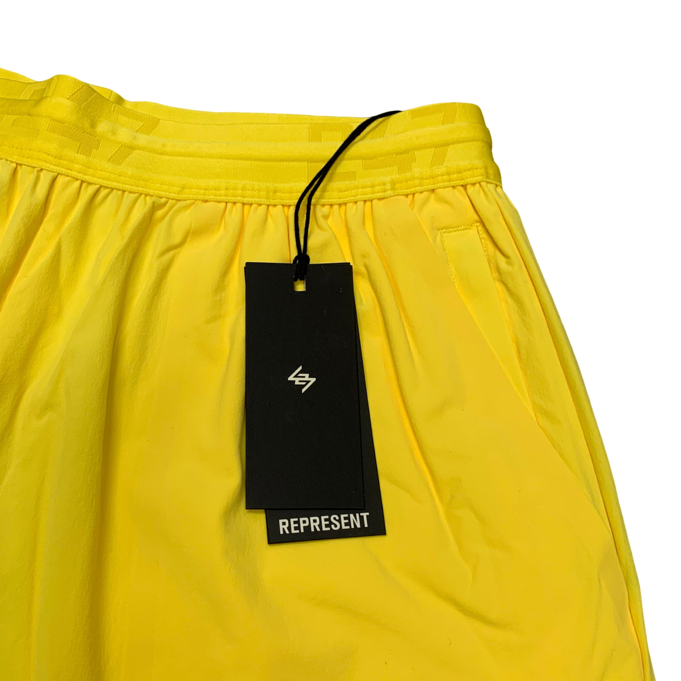 Represent Medium Shorts Team 247 Fused Shorts Lemom Yellow