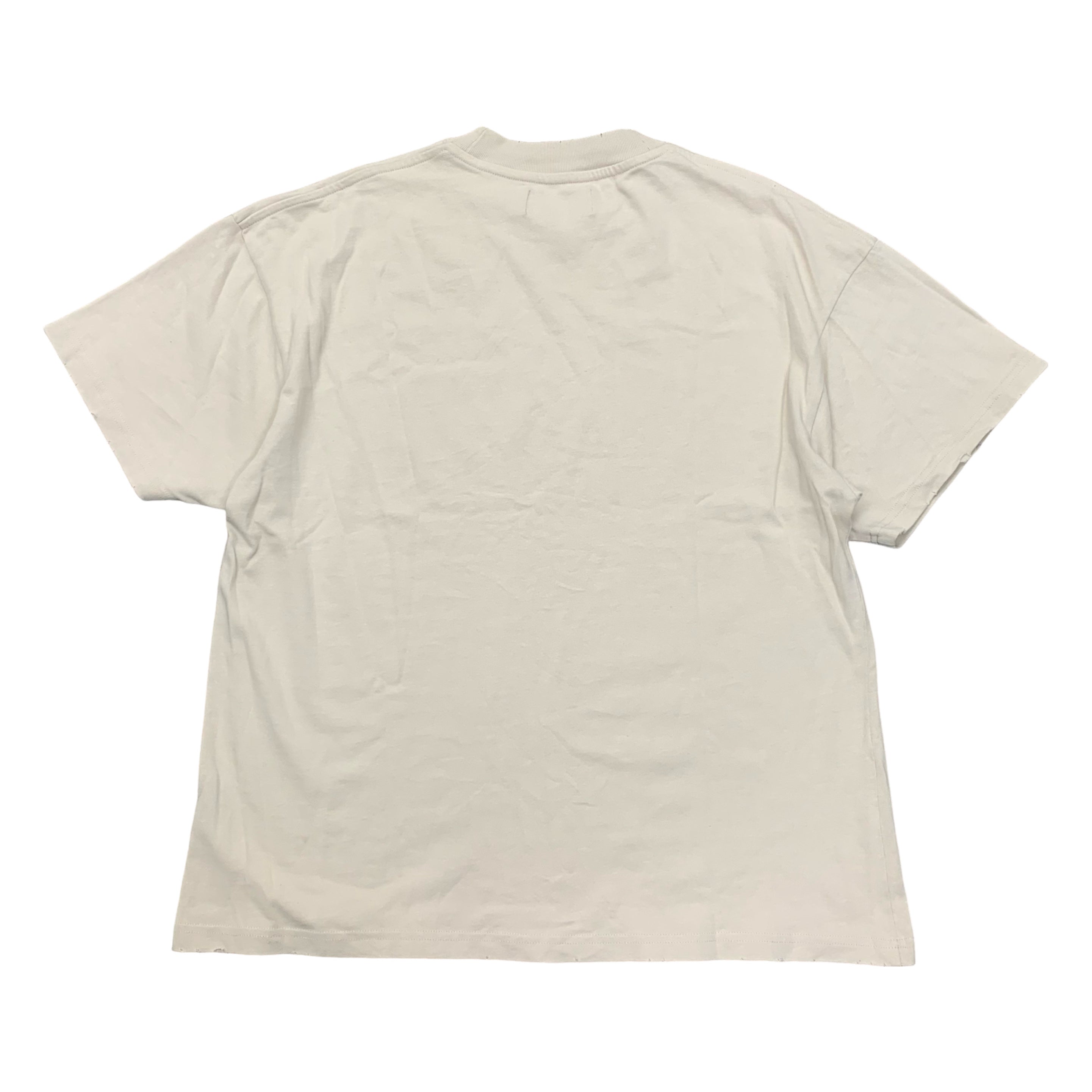 Represent Medium Tee Shark Graphic Vintage White T-Shirt Only The Strong Survive