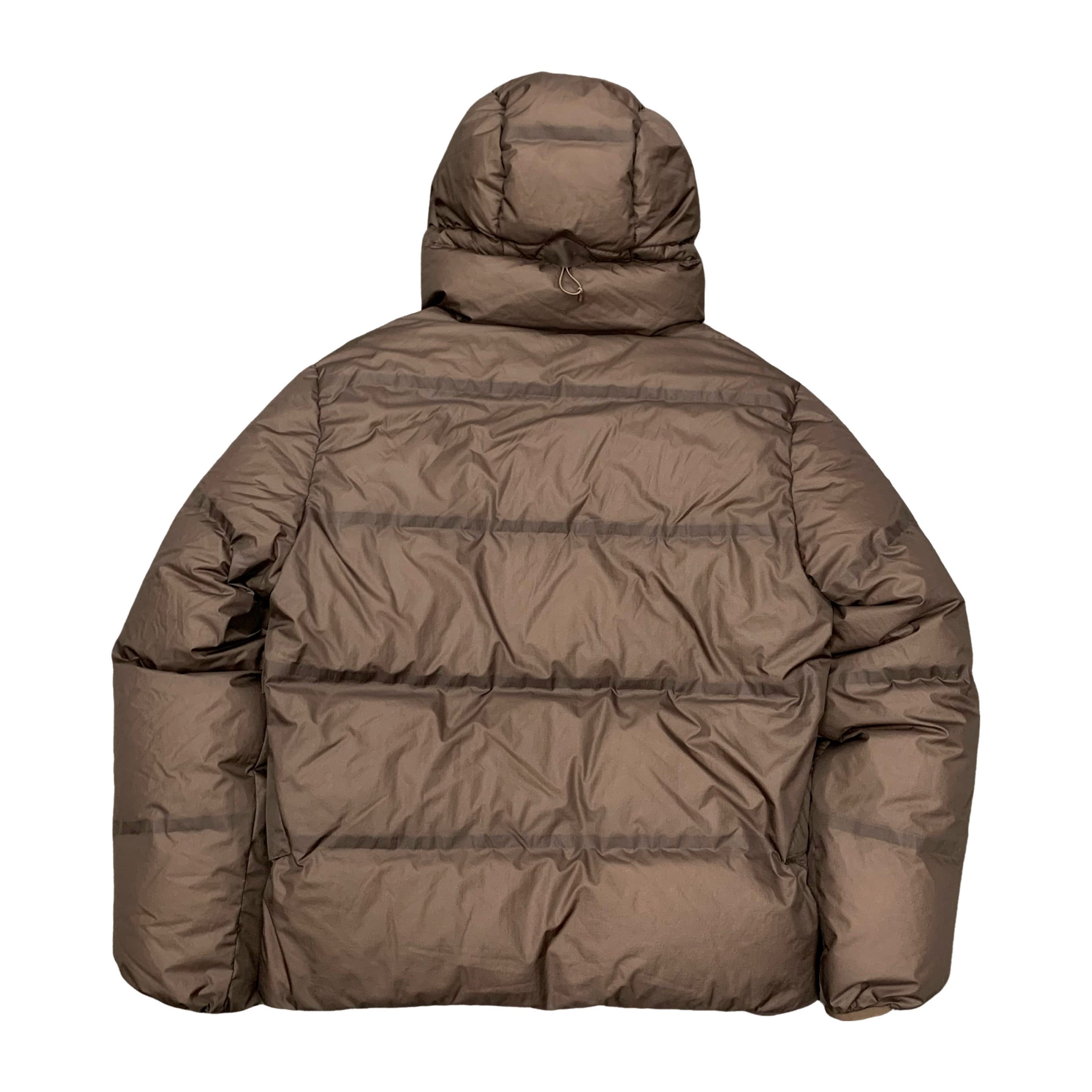 C.P. Company Small Jacket Puffer Metropolis Pertex Down Brown Hooded Jacket (RRP £805)