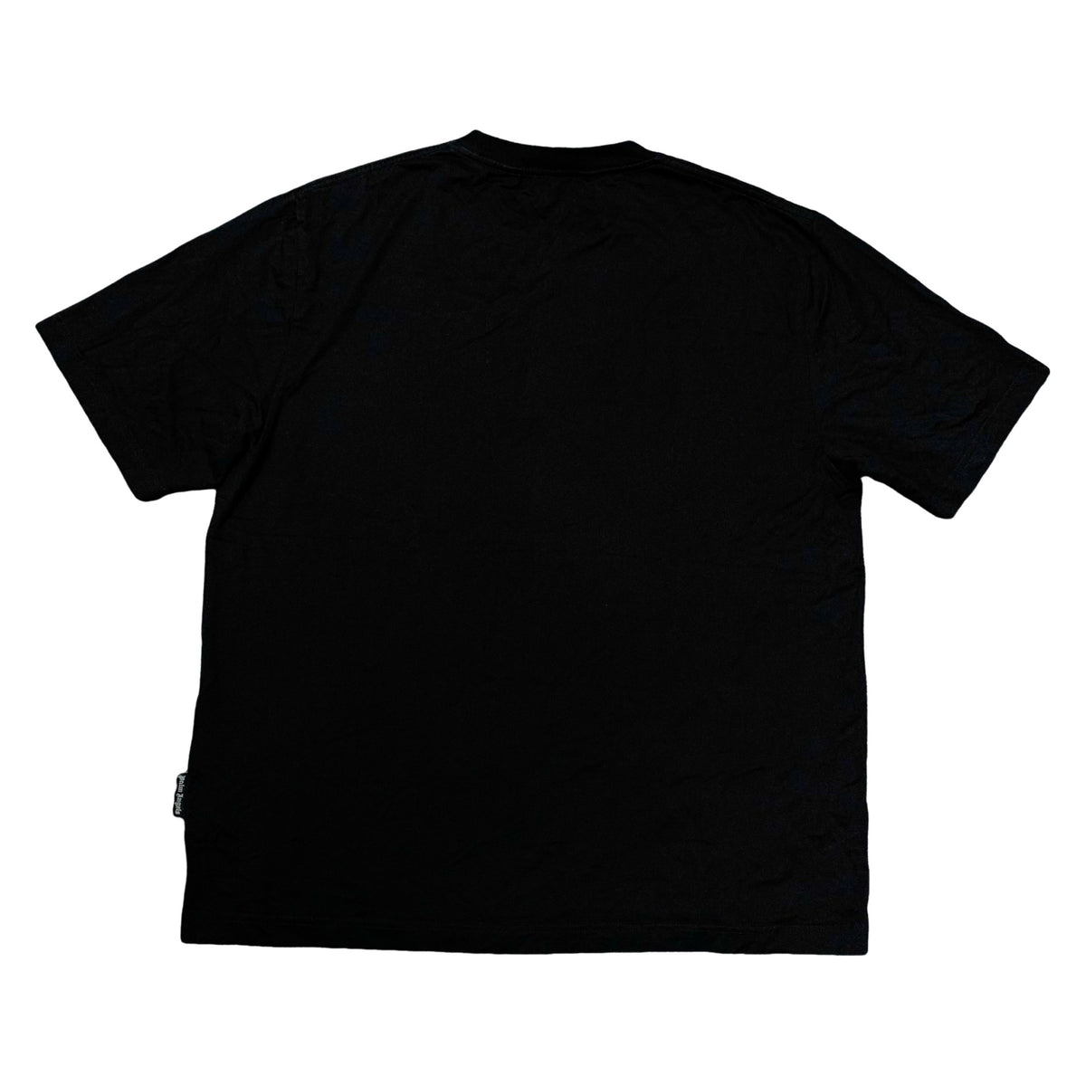 Palm Angels Large Tee Embroidered Logo Black T-Shirt