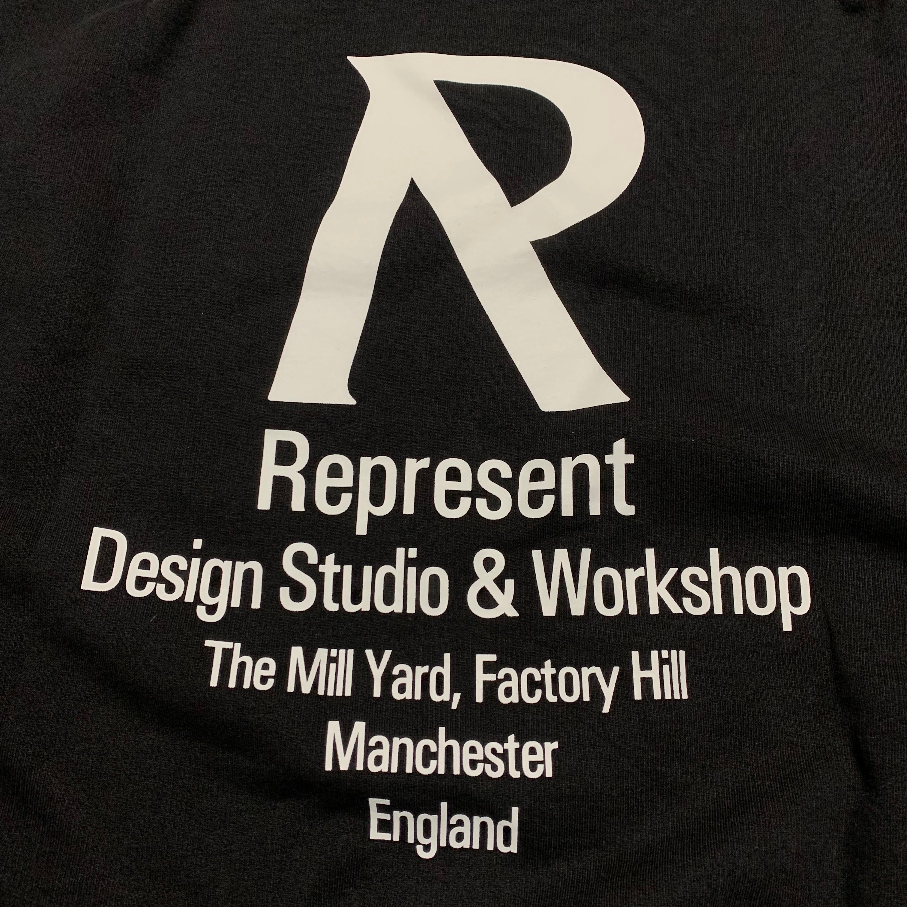 Represent Small Design Studio & Workshop Jet Black Sweater Sweatshirt Crewneck