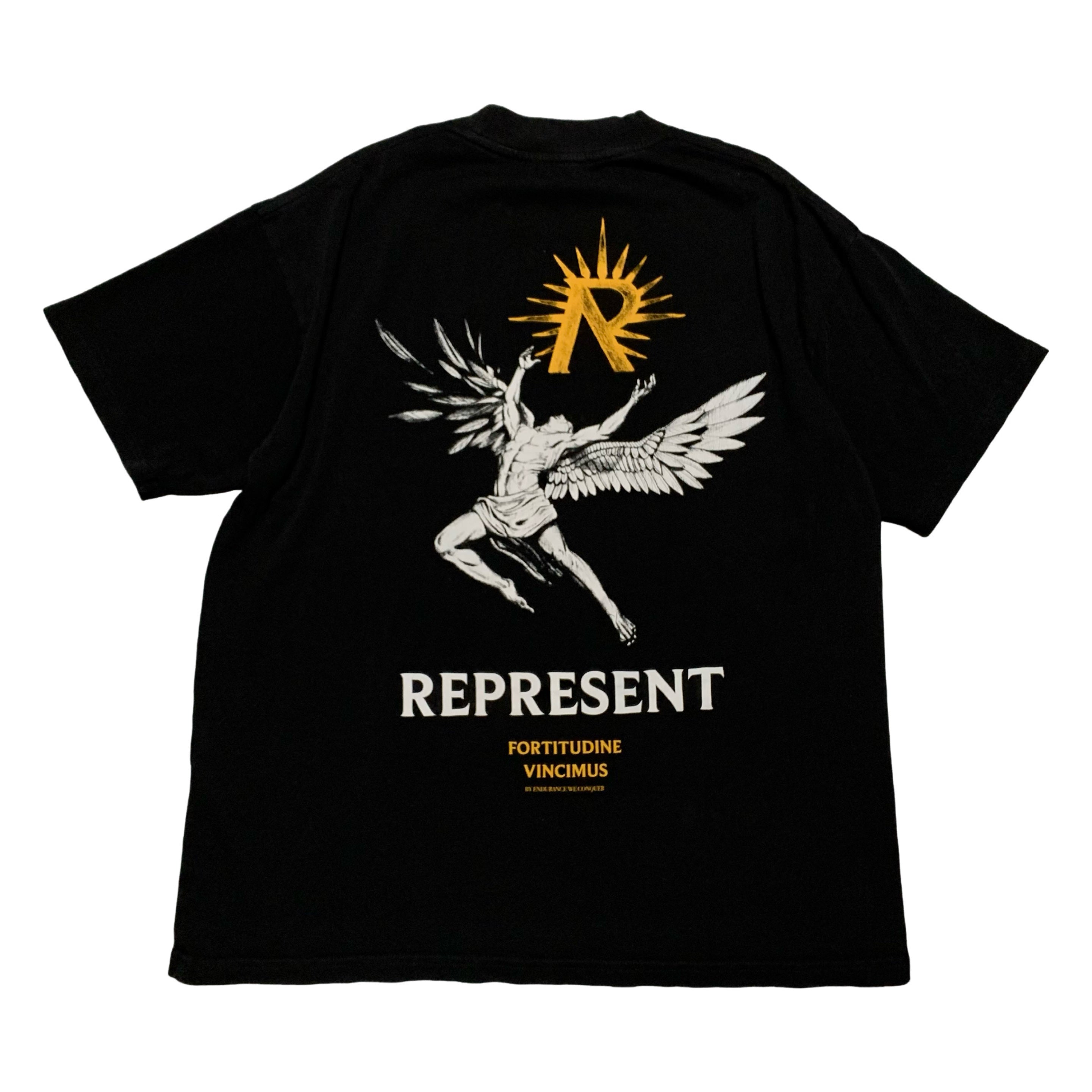 Represent Medium Icarus Jet Black Tee