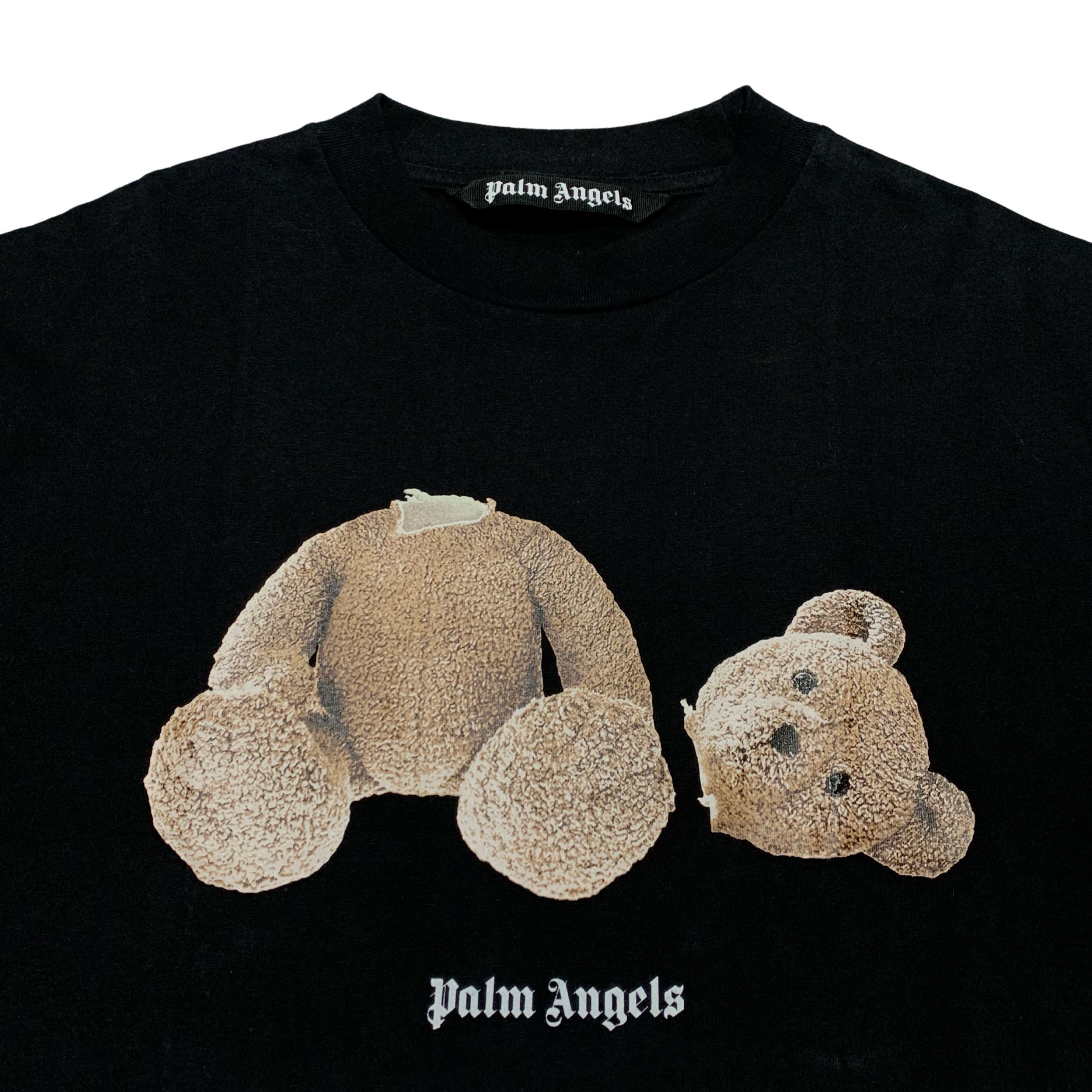Palm Angels Small Kill The Bear Black Tee