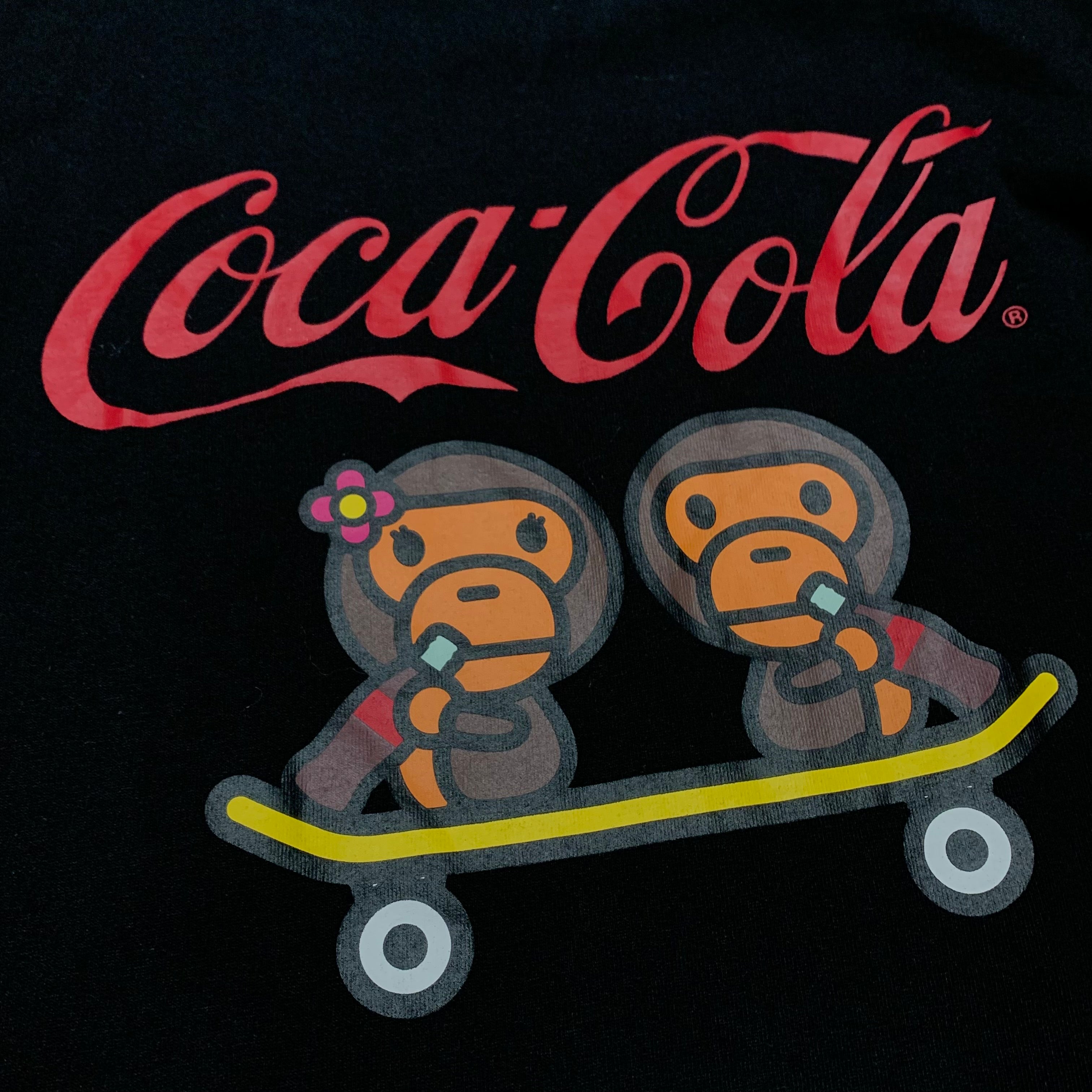 Bape XL Coca Cola Baby Milo Black Tee A Bathing Ape