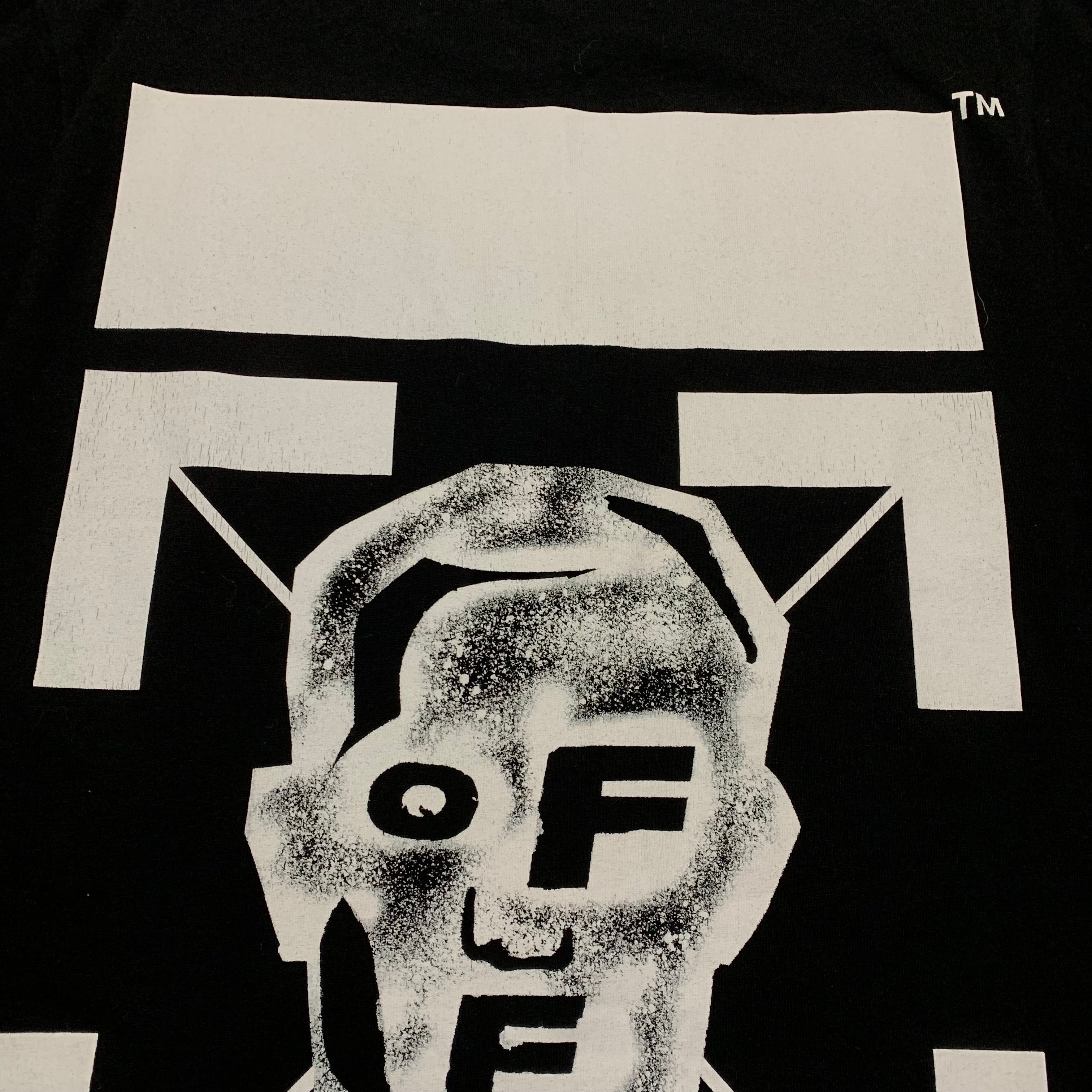 Off White XS Tee Pivot Fish Arrows Black T-Shirt Virgil Abloh