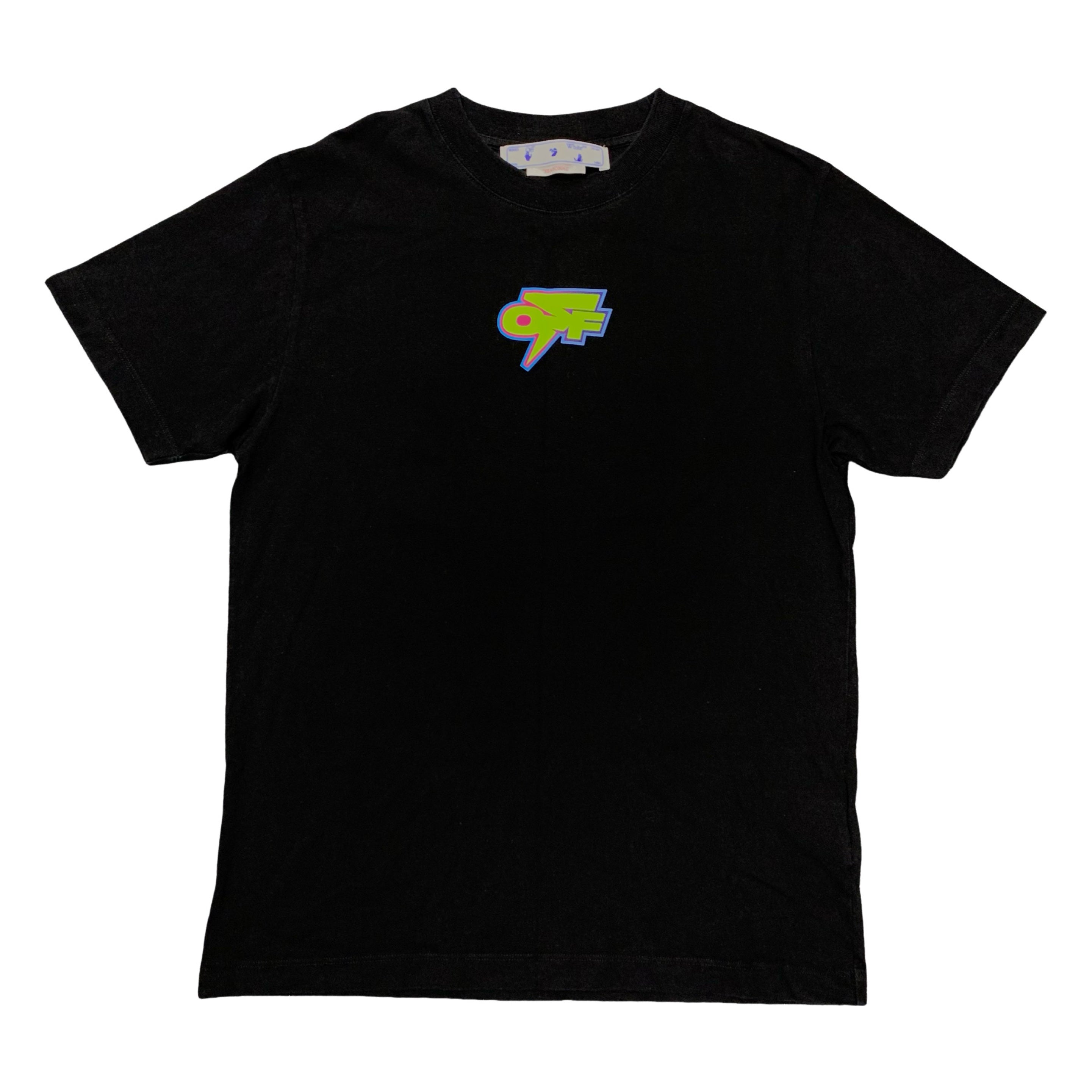 Off White Medium Tee Lighting Arrows Black T-Shirt Virgil Abloh