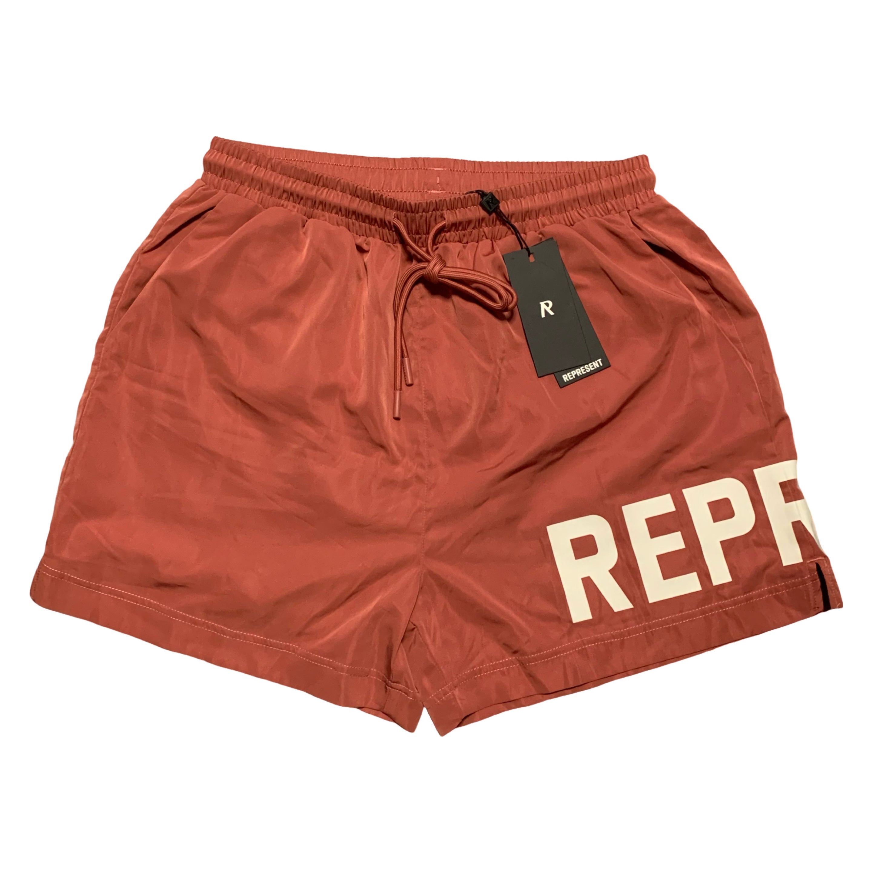 Represent Medium Swim Shorts Sunrise Coral Pink Shorts