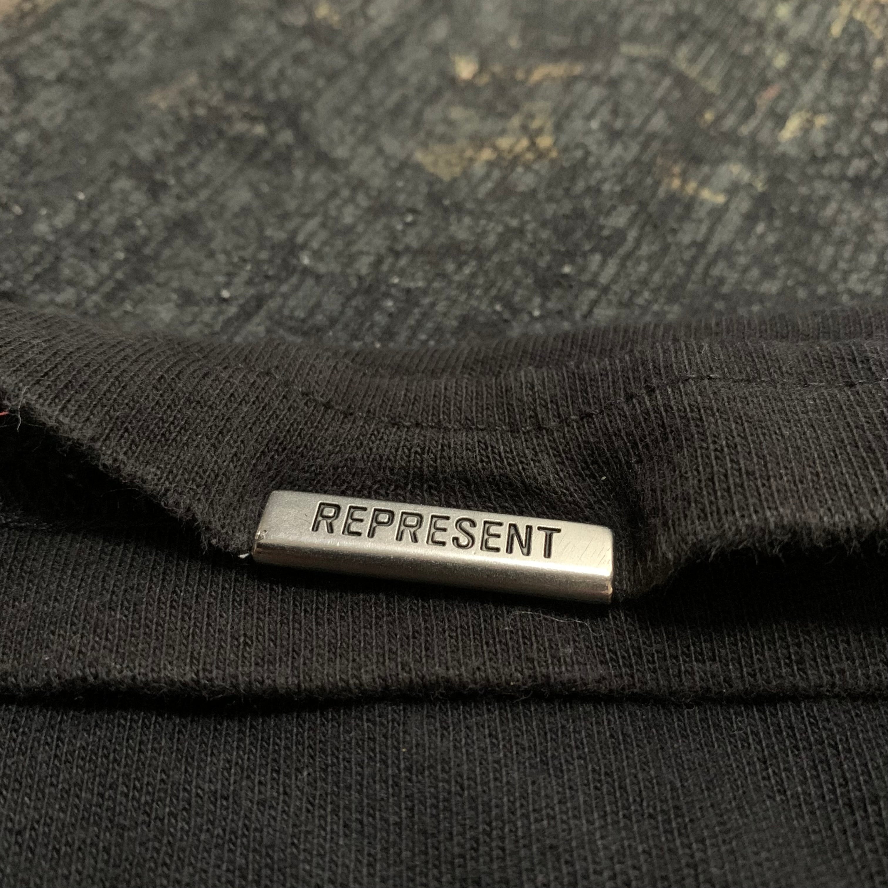 Represent Medium Manchester UK Tour Vintage Black Tee