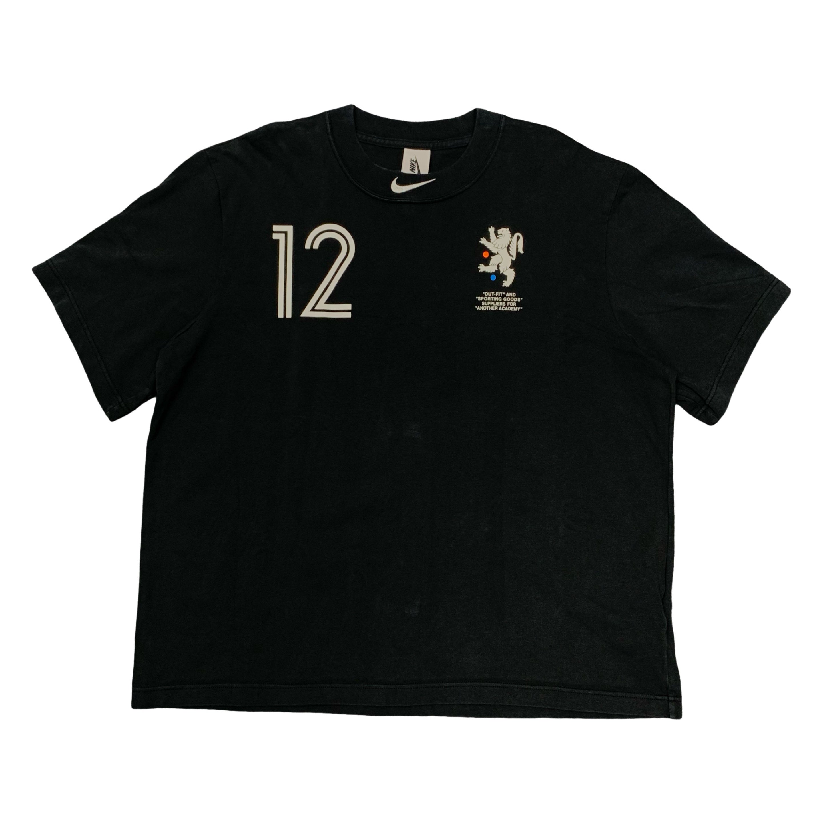 Off White Small Tee Nike Lab Mercurial NRG Black Oversized T-Shirt Virgil Abloh