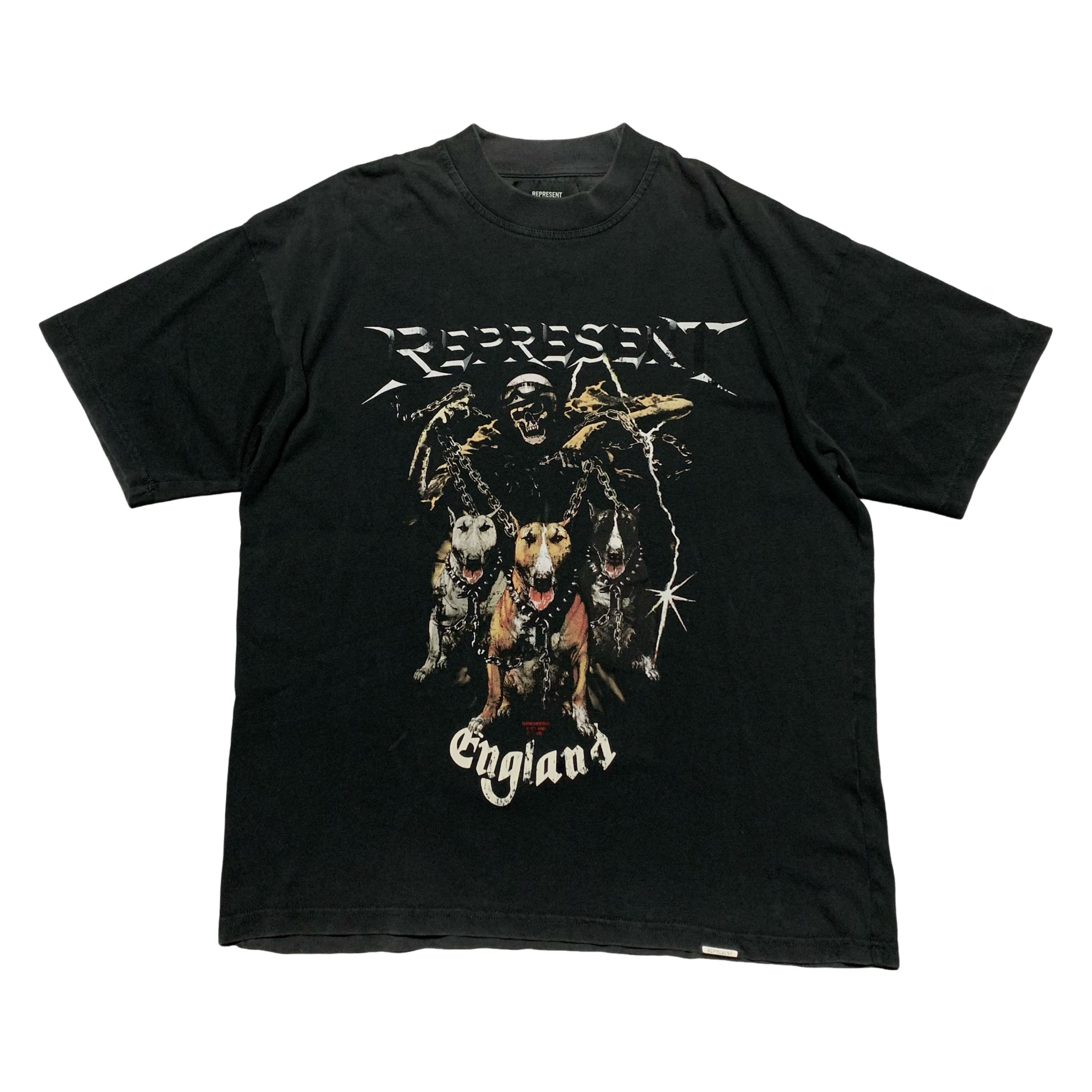 Represent Small Terrier Tension Vintage Black Tee