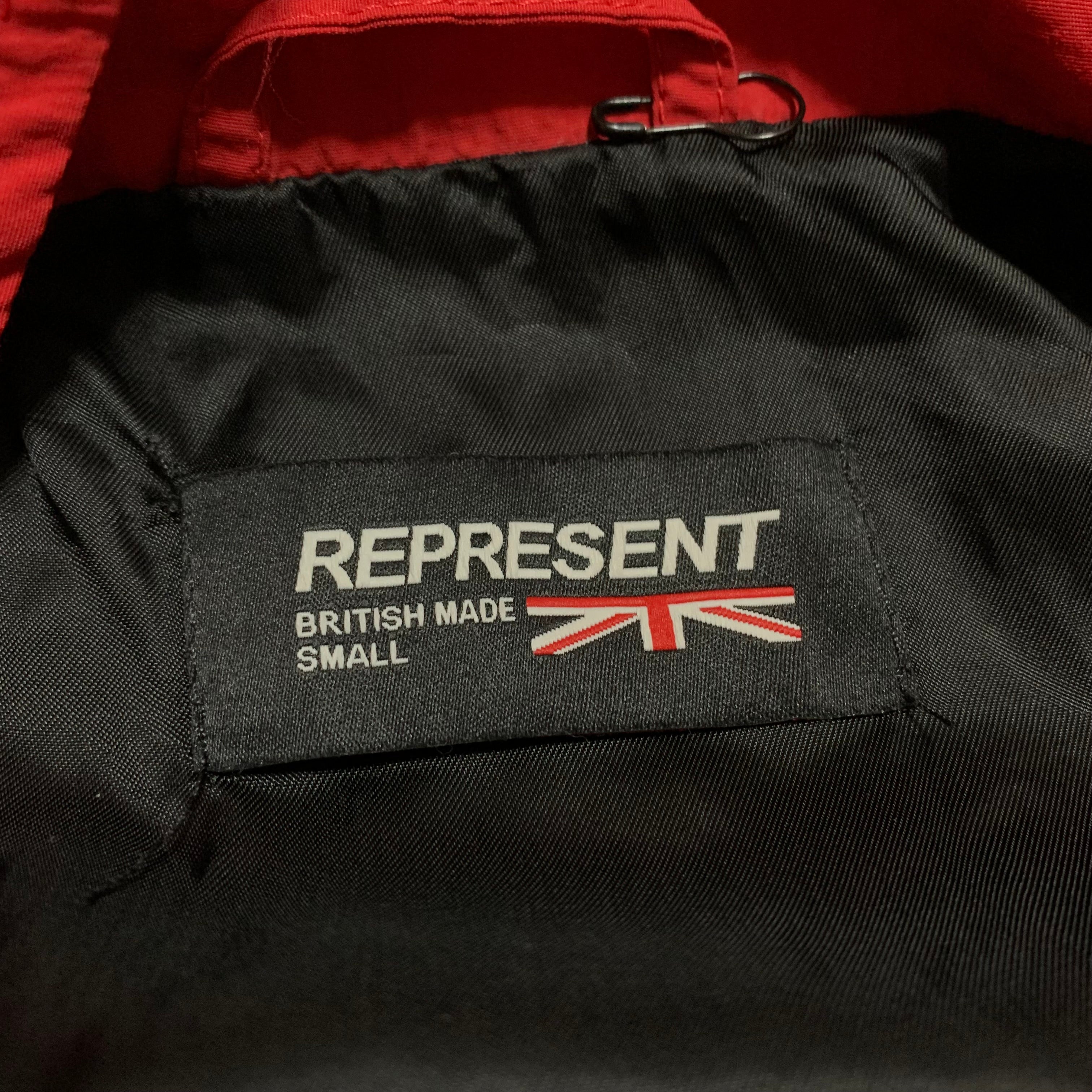 Represent Small Track Jacket Red Black Shell Jacket 2018
