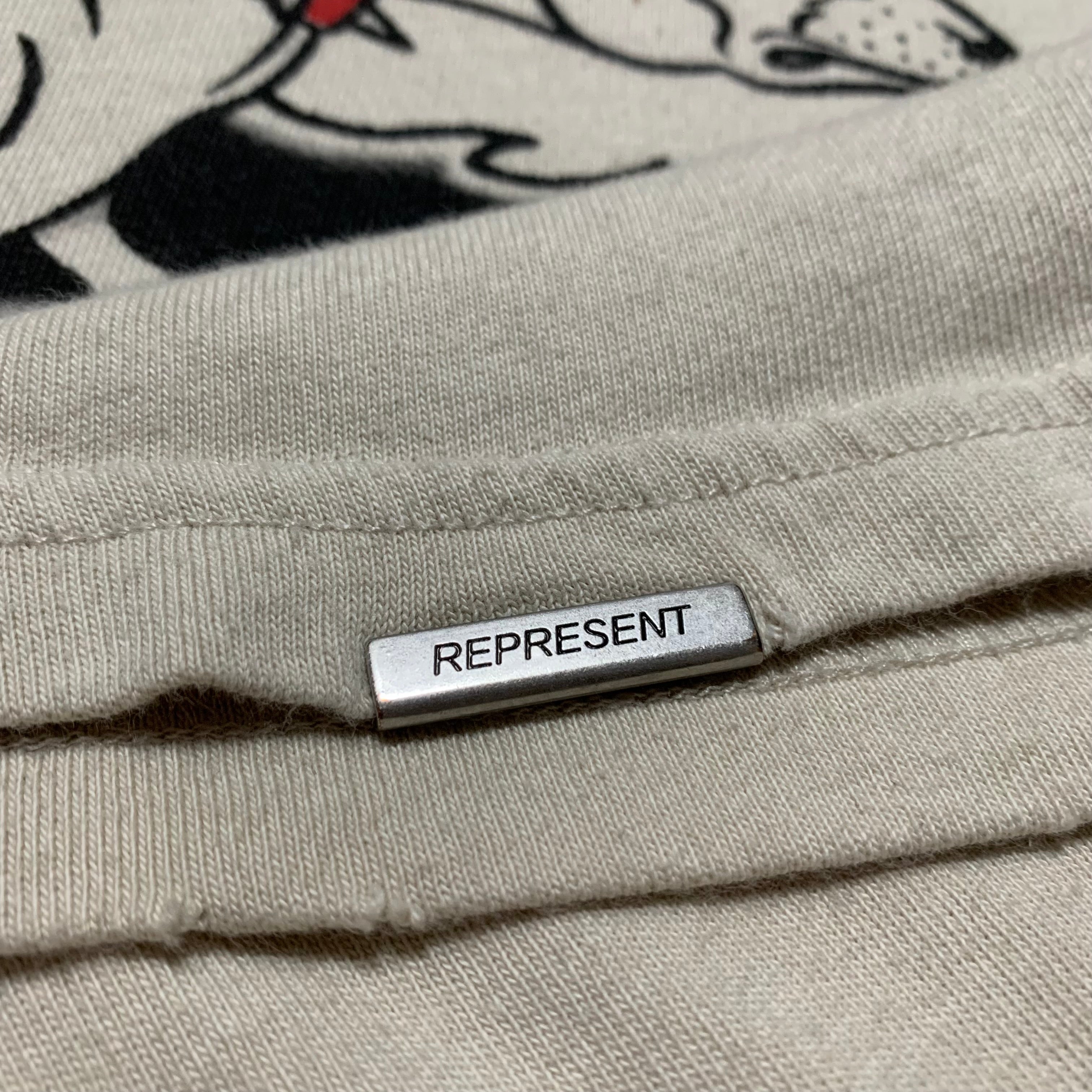Represent Small Hard 2 Kill Vintage White Tee