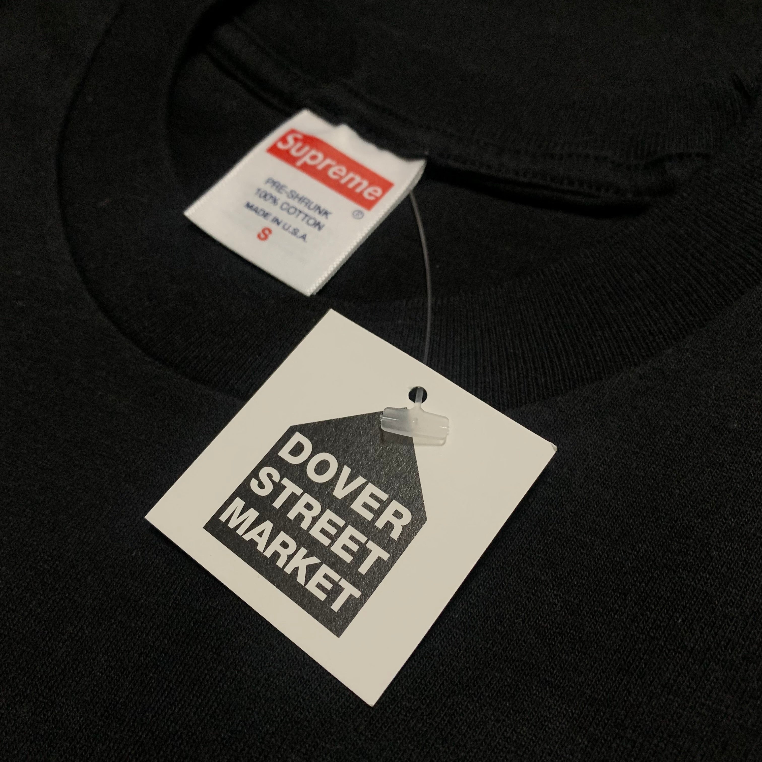 Supreme Small Futura Box Logo Black Tee 2024