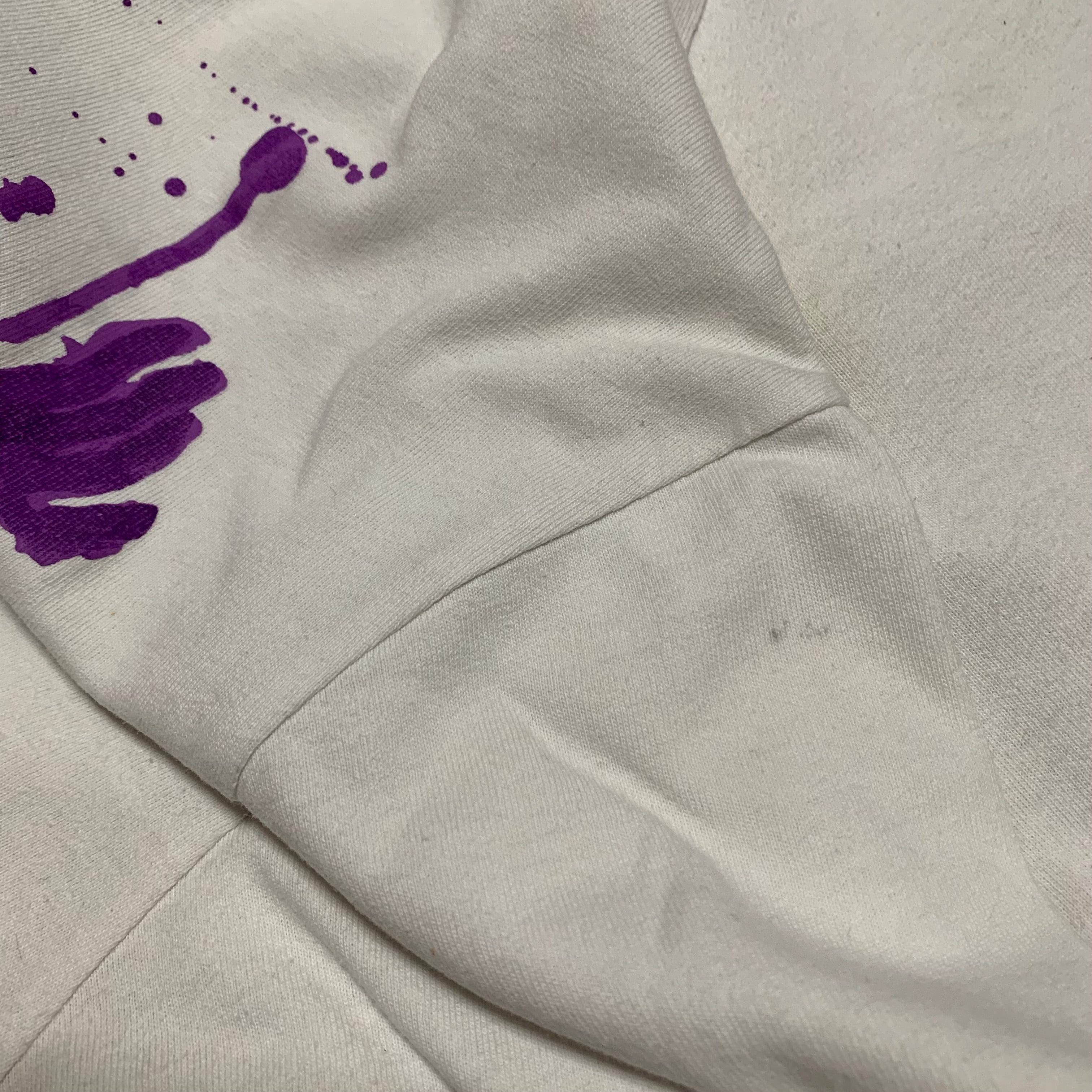 Off White Small Dripped Logo White Tee Virgil Abloh