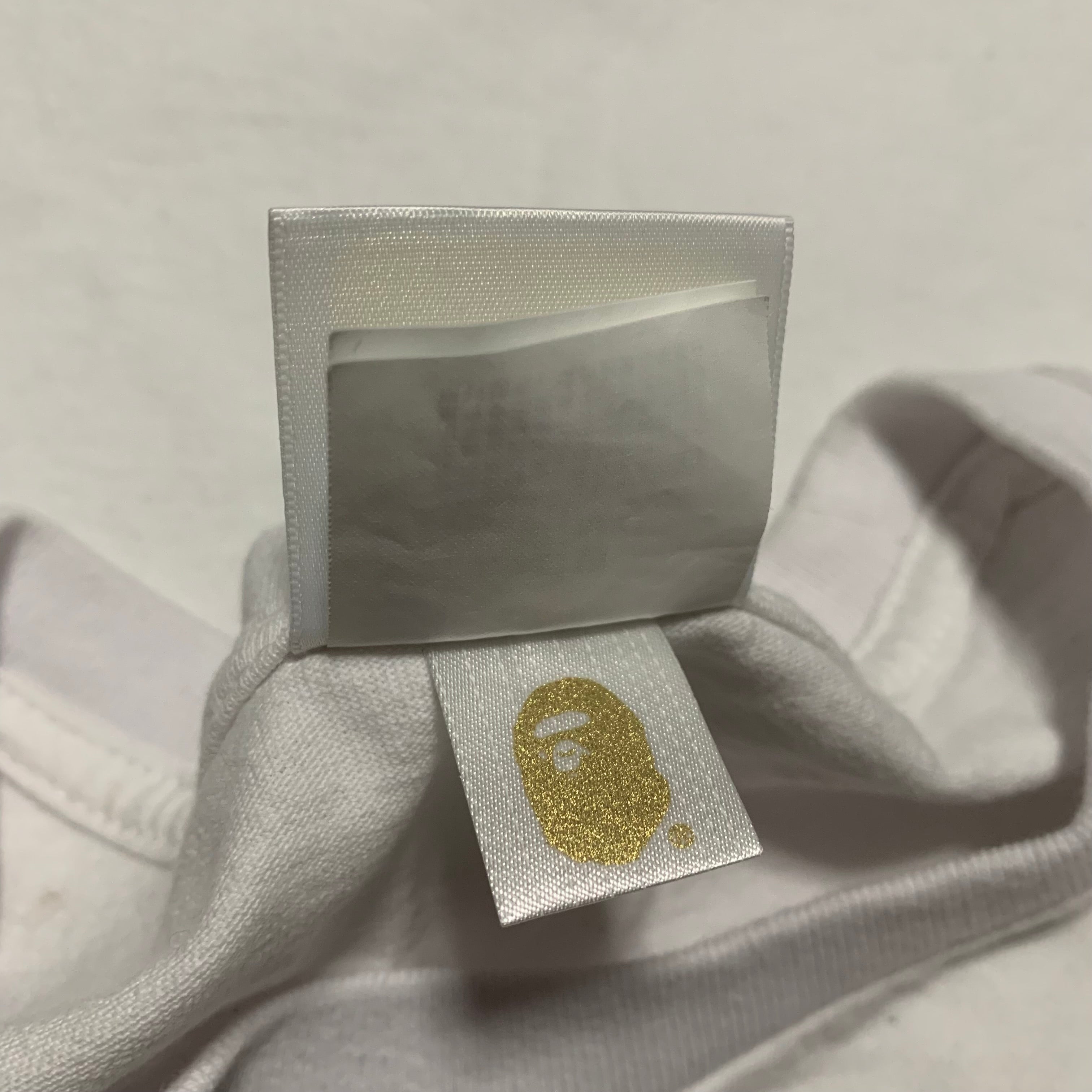 Bape Large Side Shark Camo White Tee A Bathing Ape