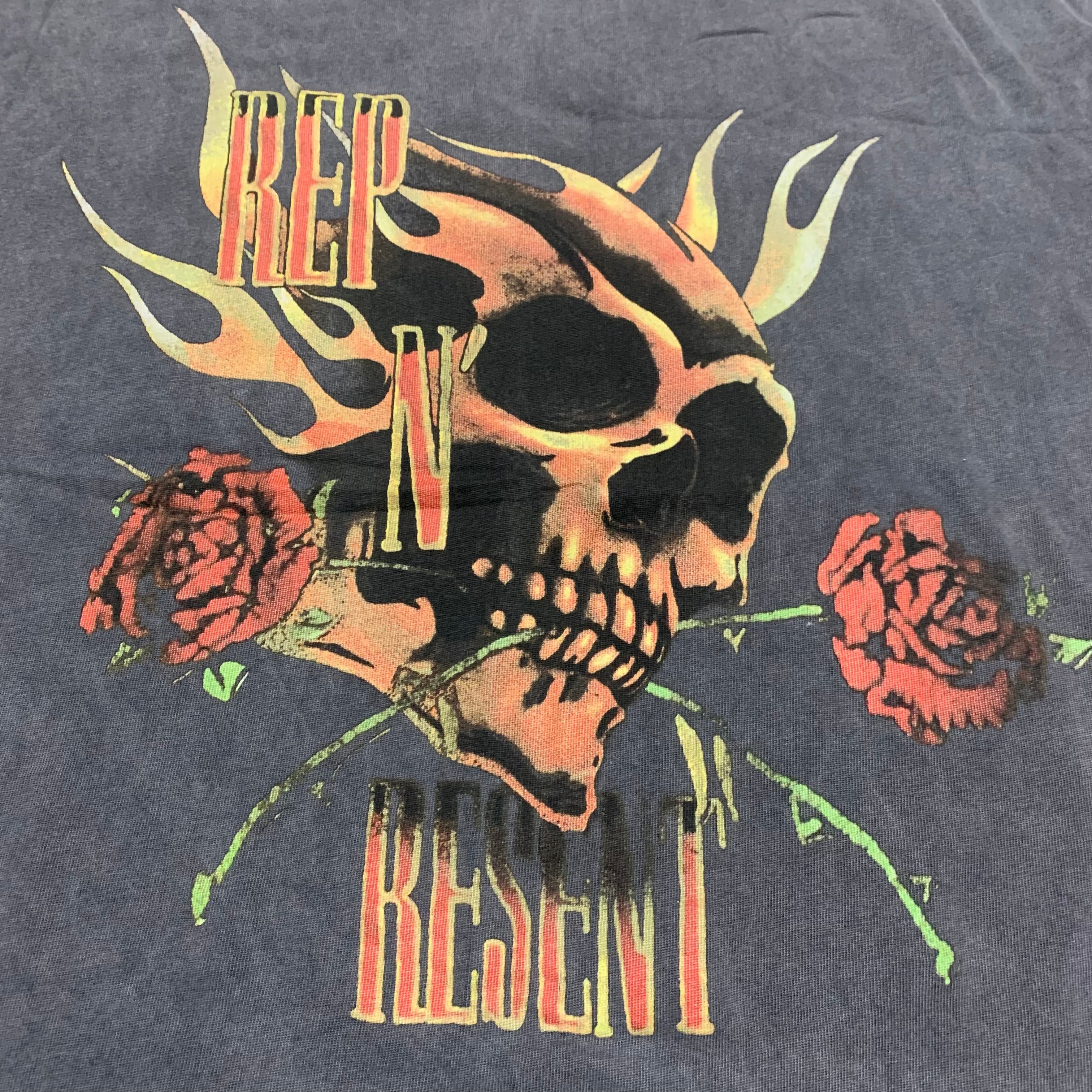 Represent Small Rep N Resent Vintage Grey Tee