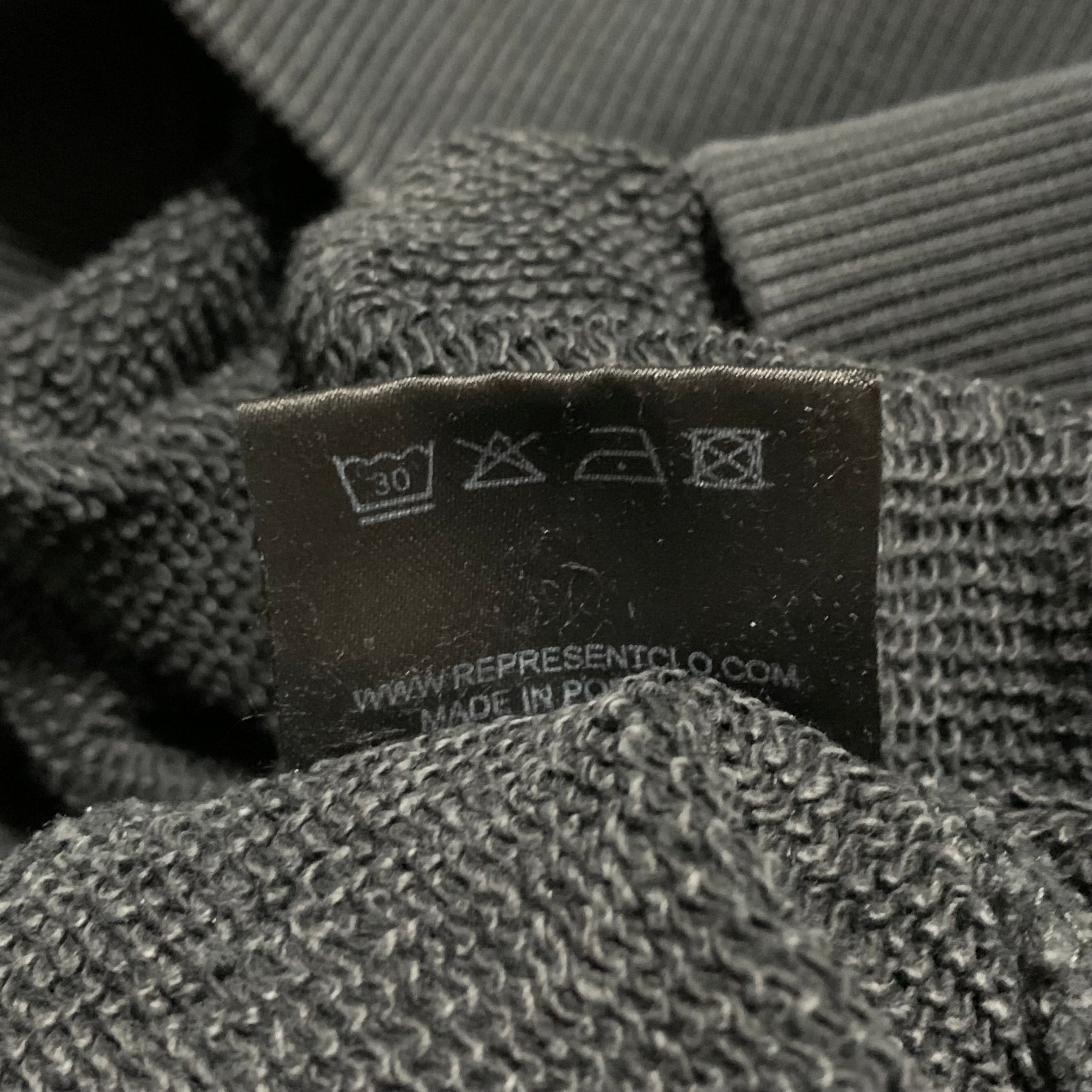 Represent Small Blanks Vintage Black Sweater Sweatshirt Crewneck
