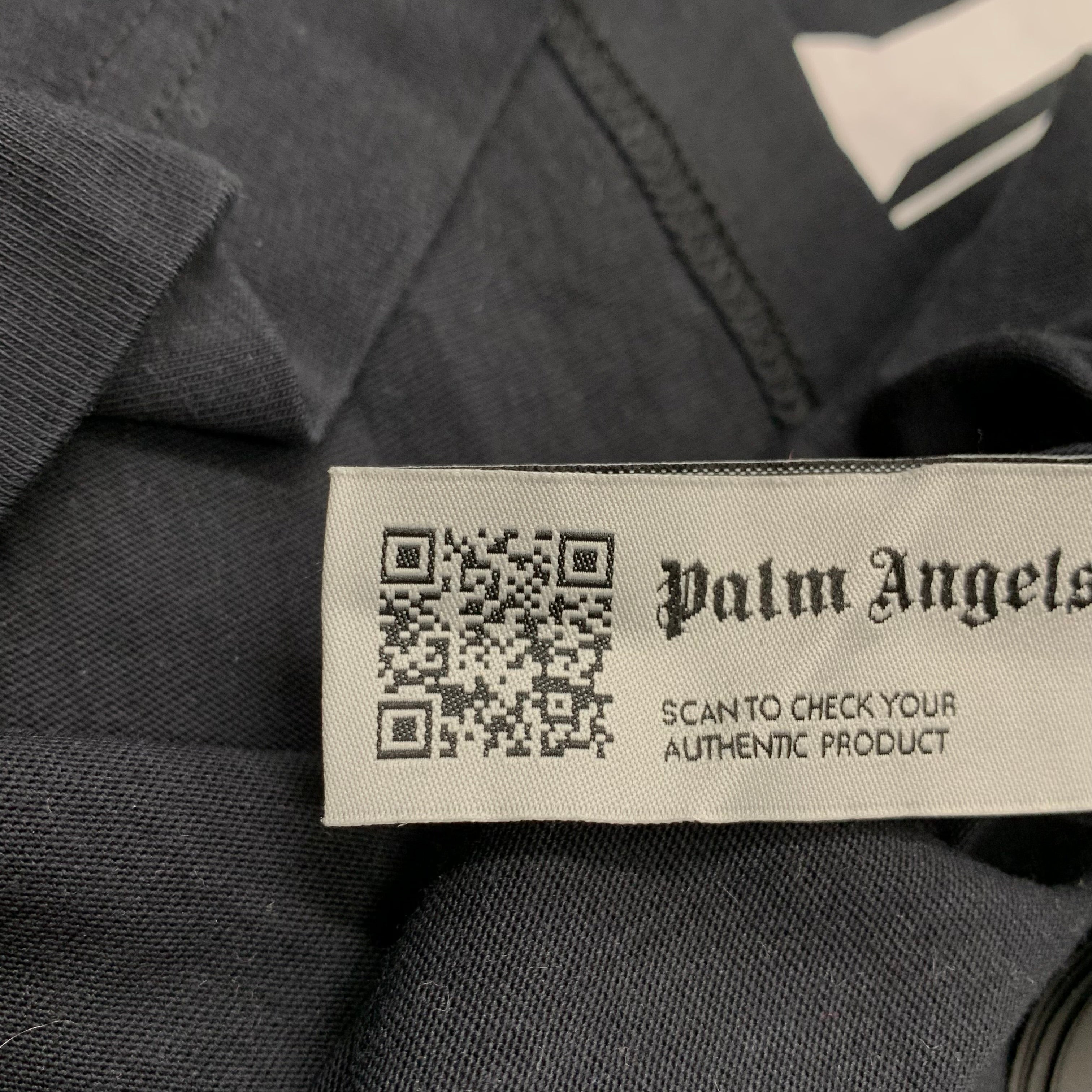 Palm Angels Small Tee Gothic Logo Black T-Shirt