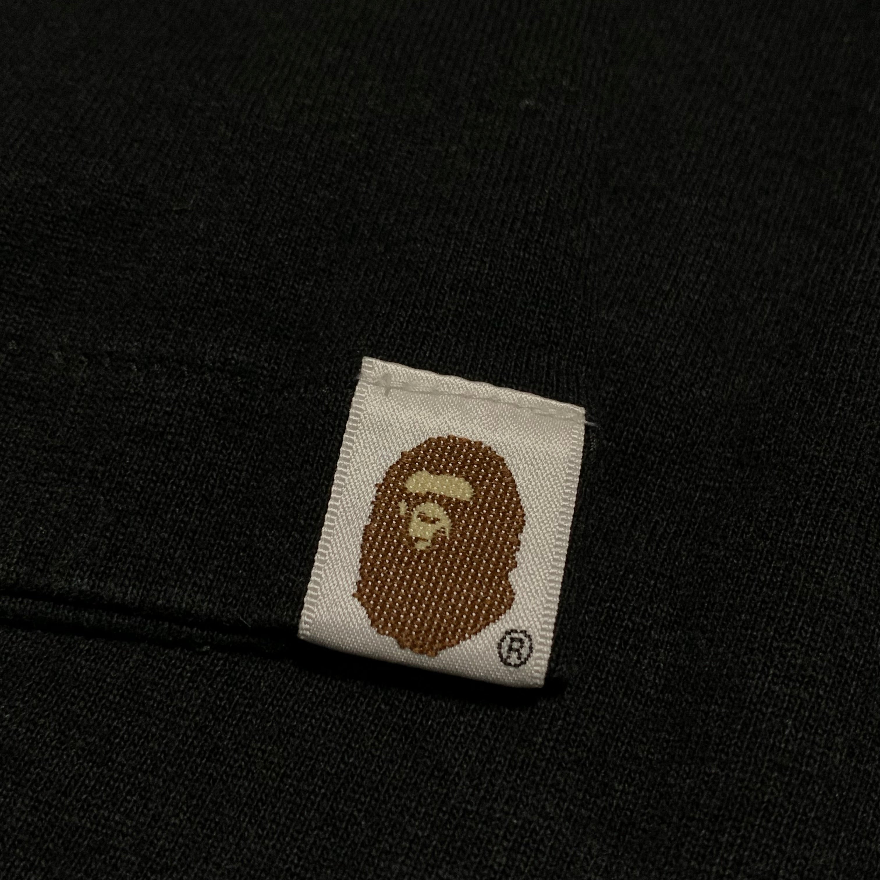 Bape XL Big Ape Head Black Tee A Bathing Ape