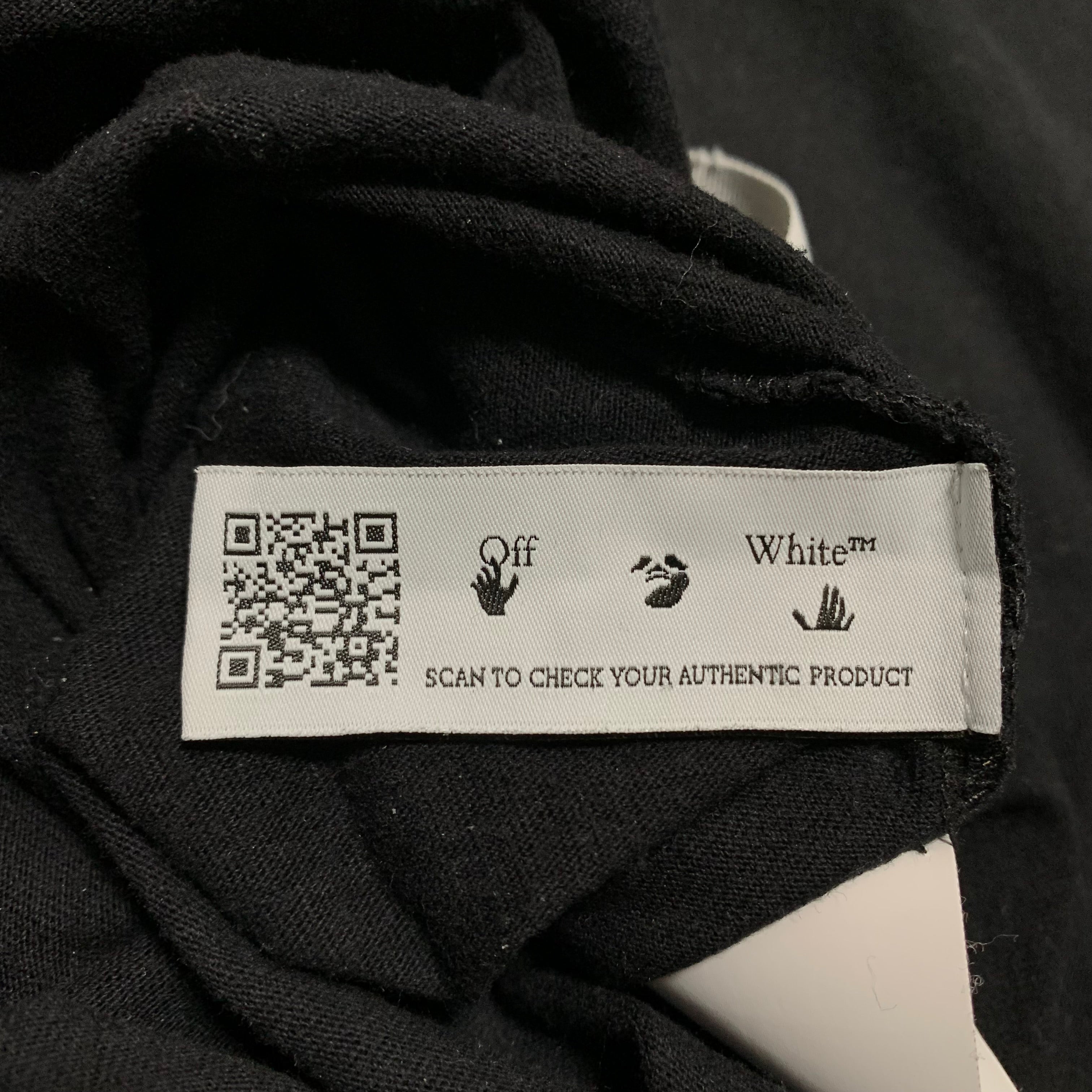 Off White Large Off Caravaggio Black Tee Virgil Abloh