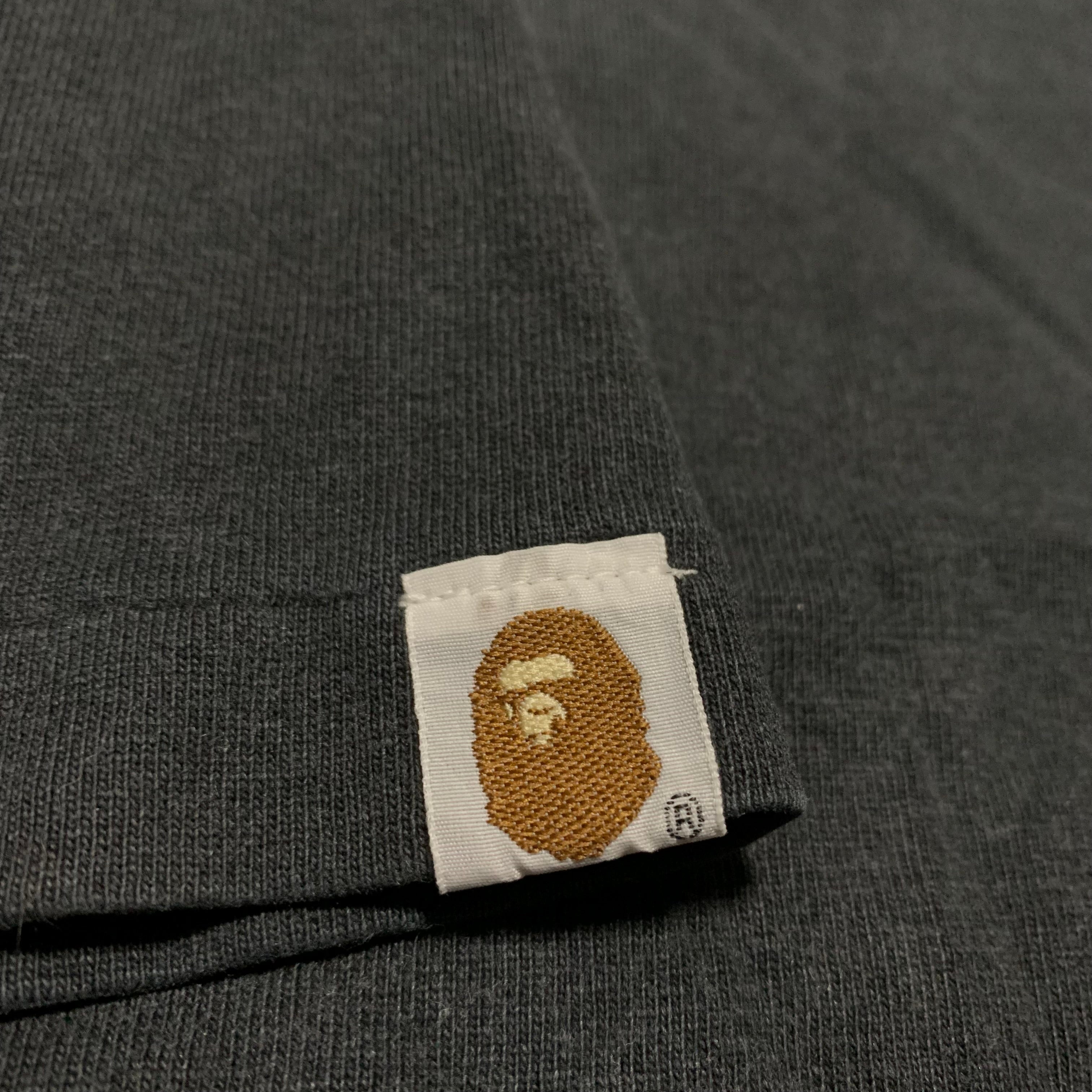 Bape Medium KAWS By Bathing Ape Black Tee Vintage