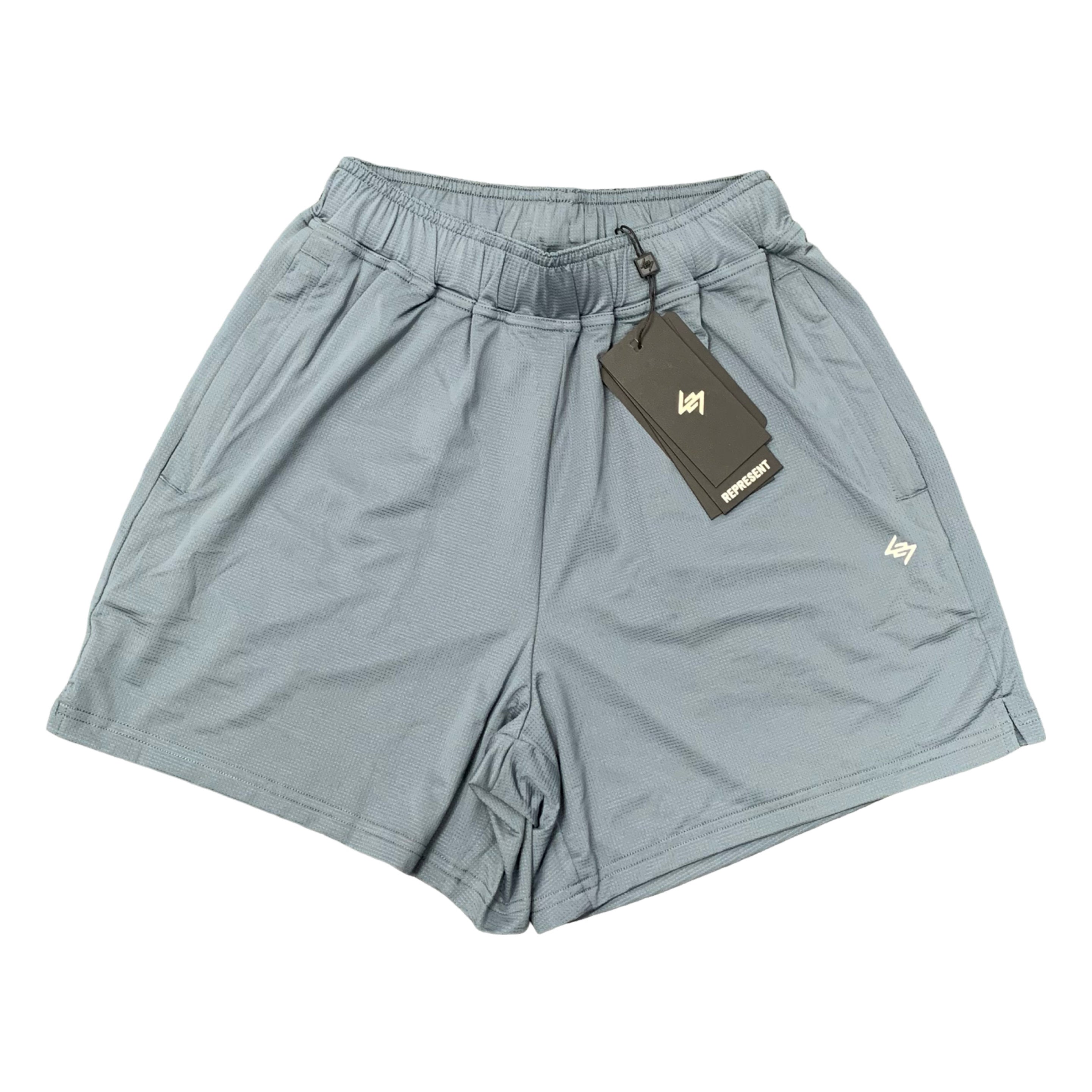 Represent XS Shorts 247 DNA Mesh Dusky Navy Blue