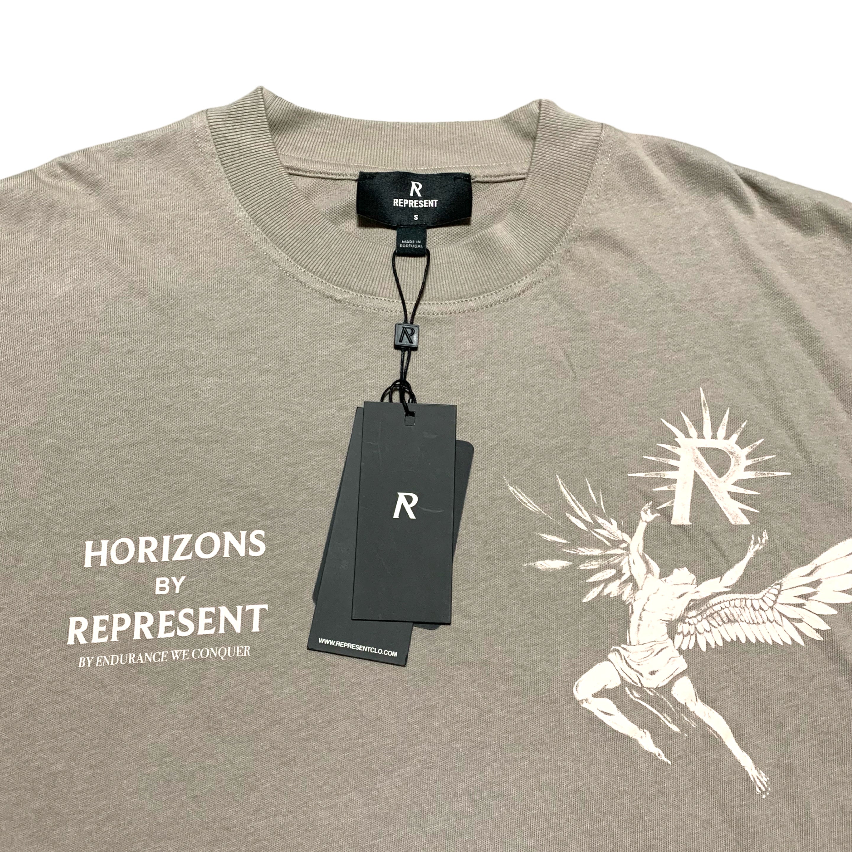 Represent Small Icarus Taupe Tee