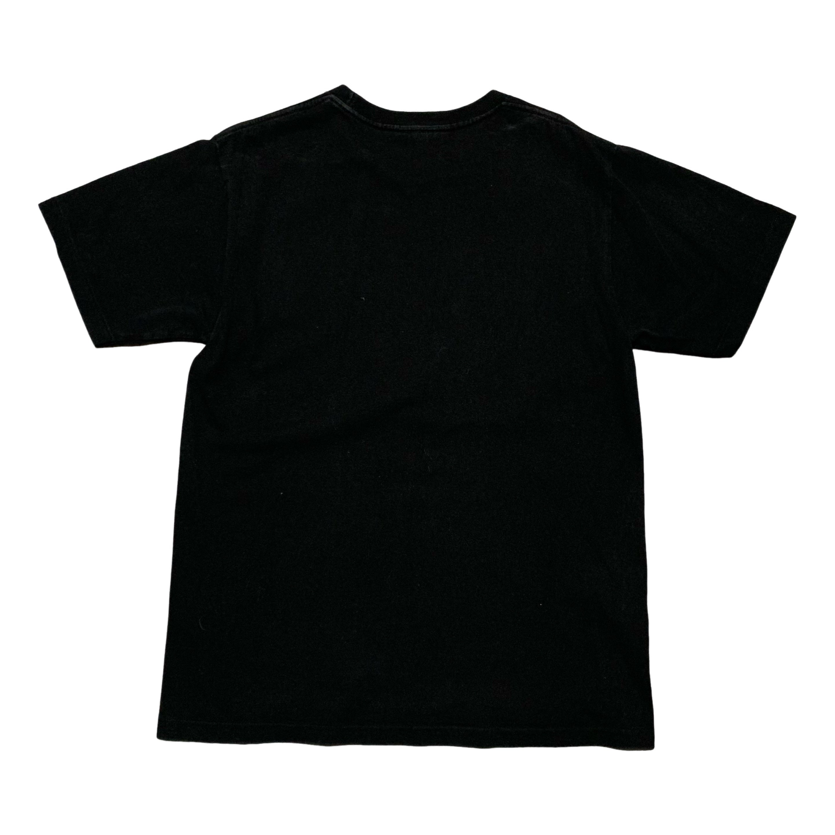 Bape Medium Gold Bathing Ape Black Tee A Bathing Ape