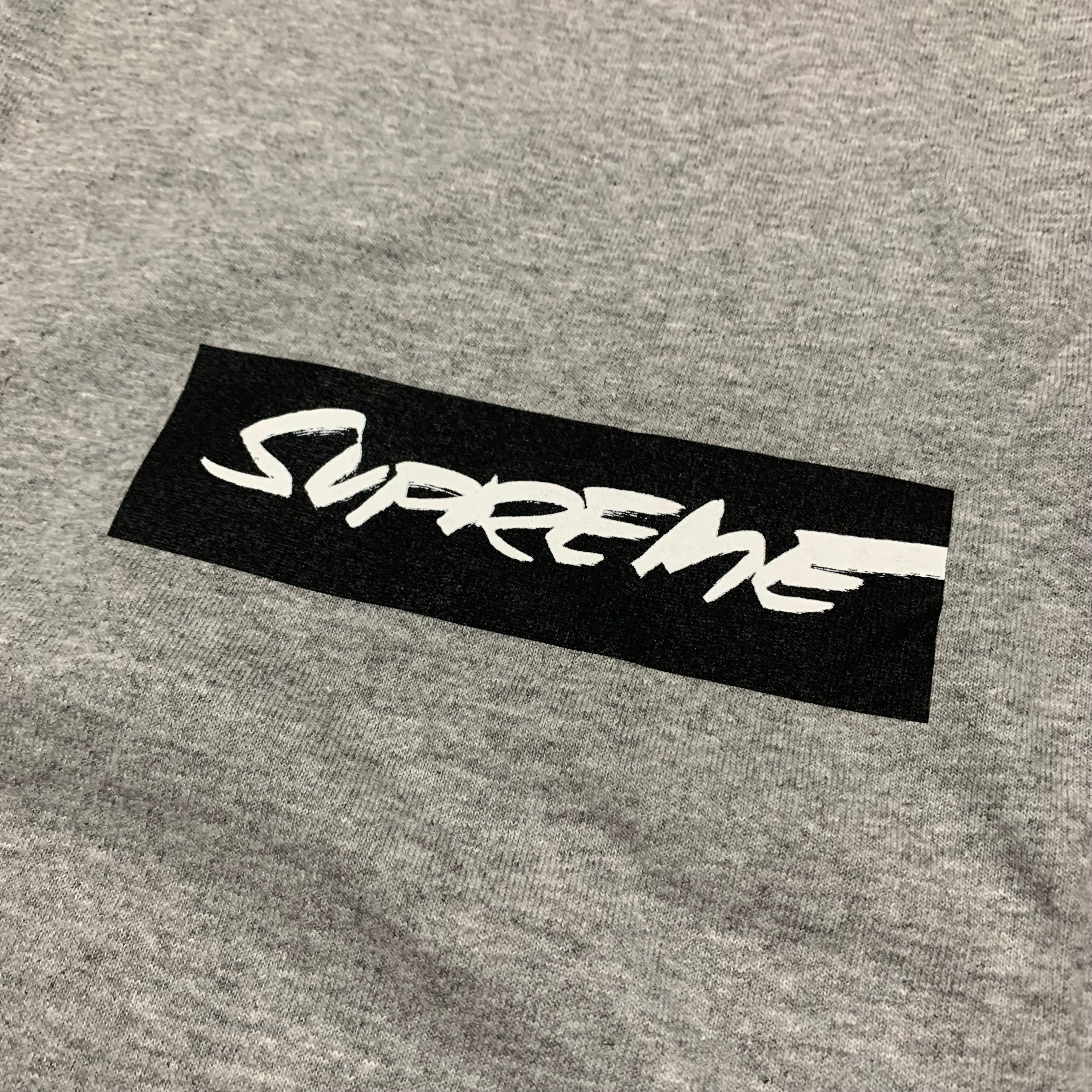 Suprene XL Futura Box Logo Grey Tee 2024