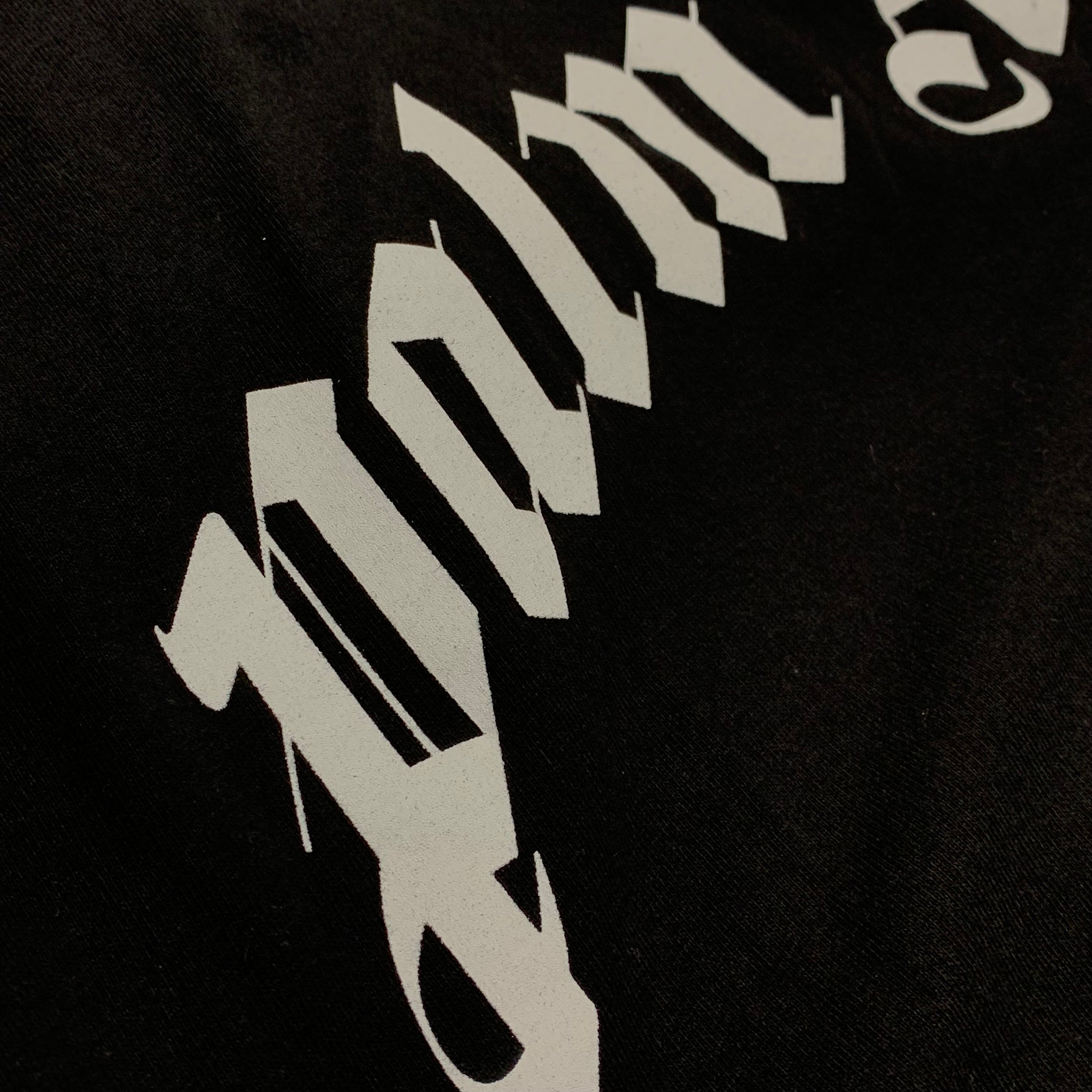 Palm Angels Small Tee Shark Graphic Black T-Shirt