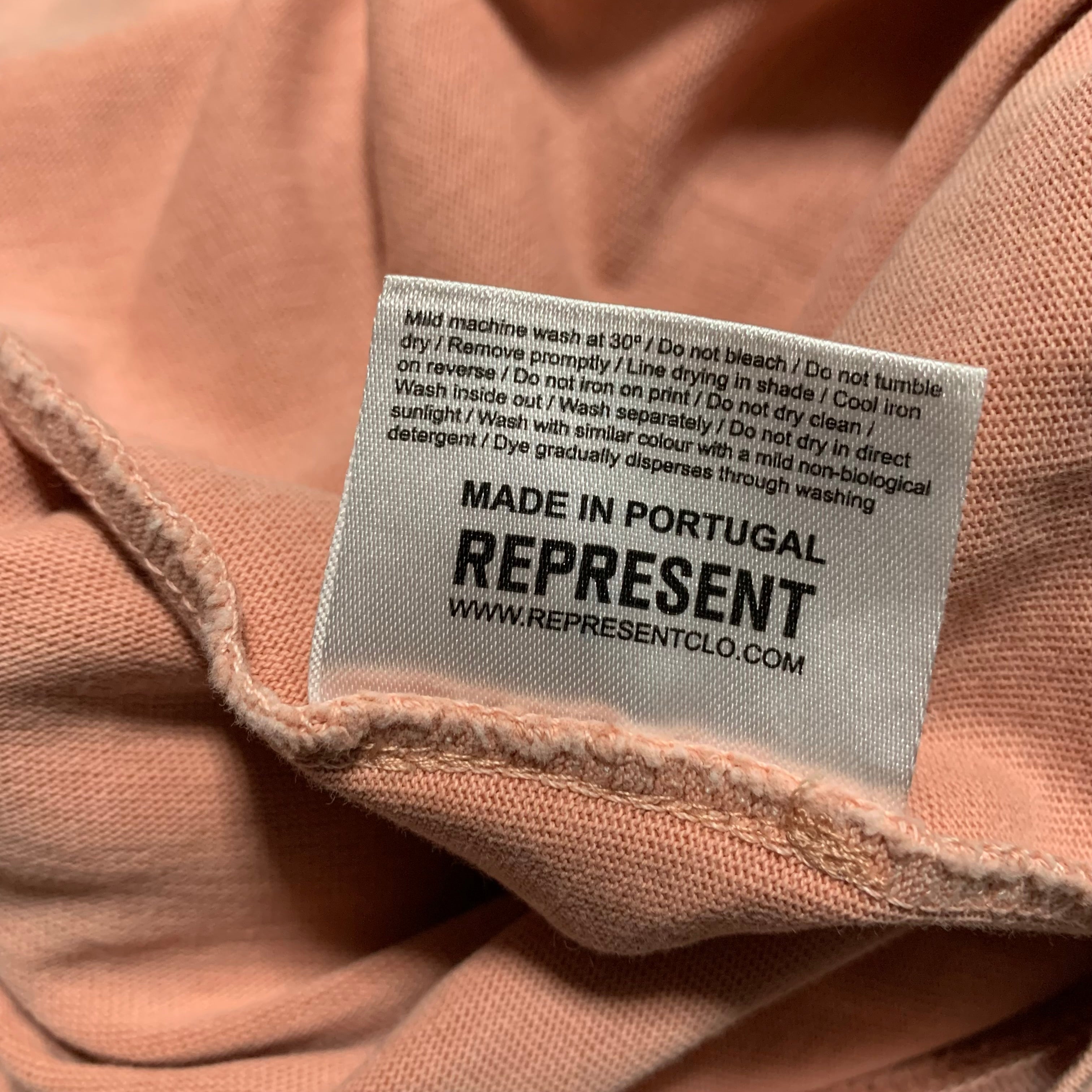 Represent Large Worldwide Pink Tee