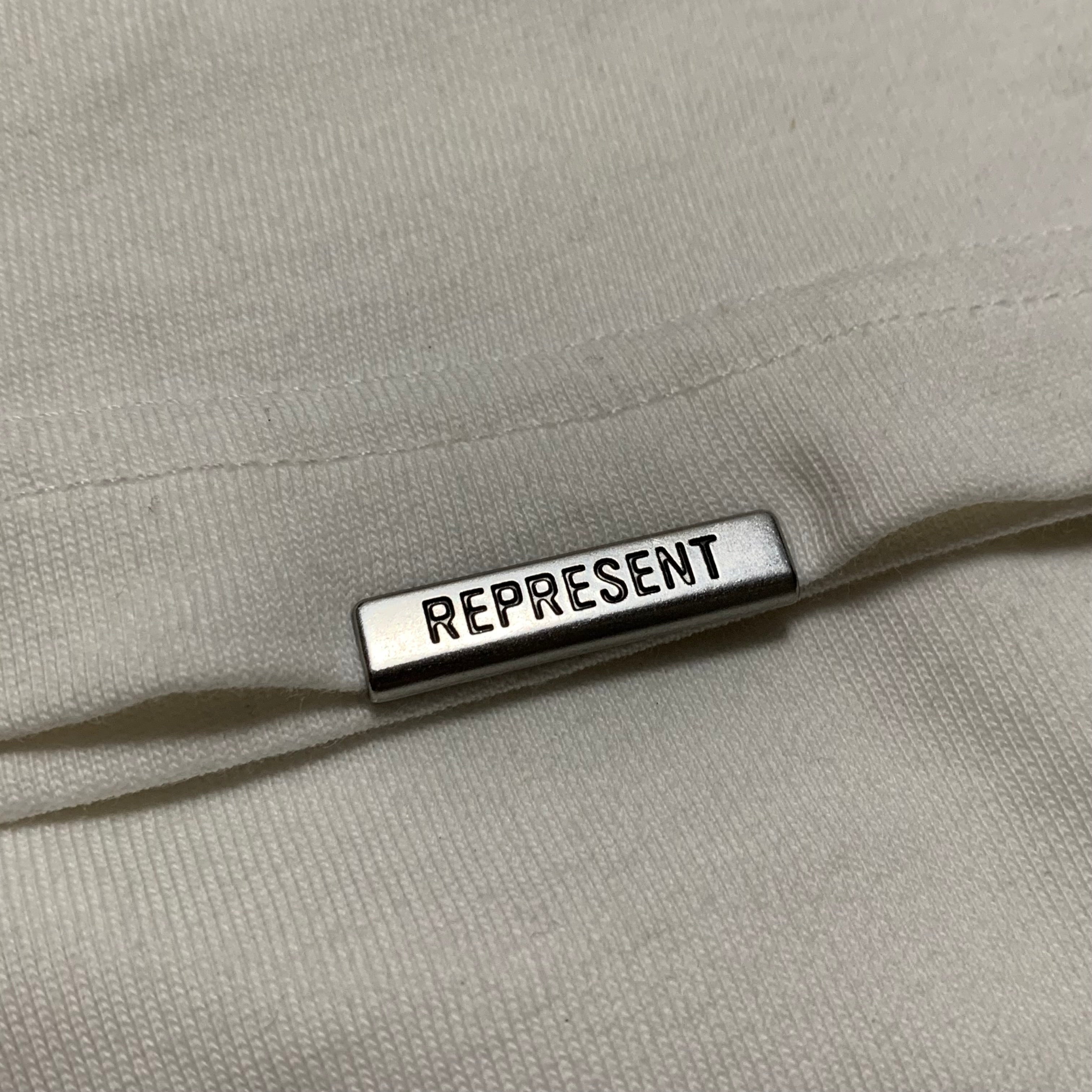 Represent Small Resorts Flat White Tee