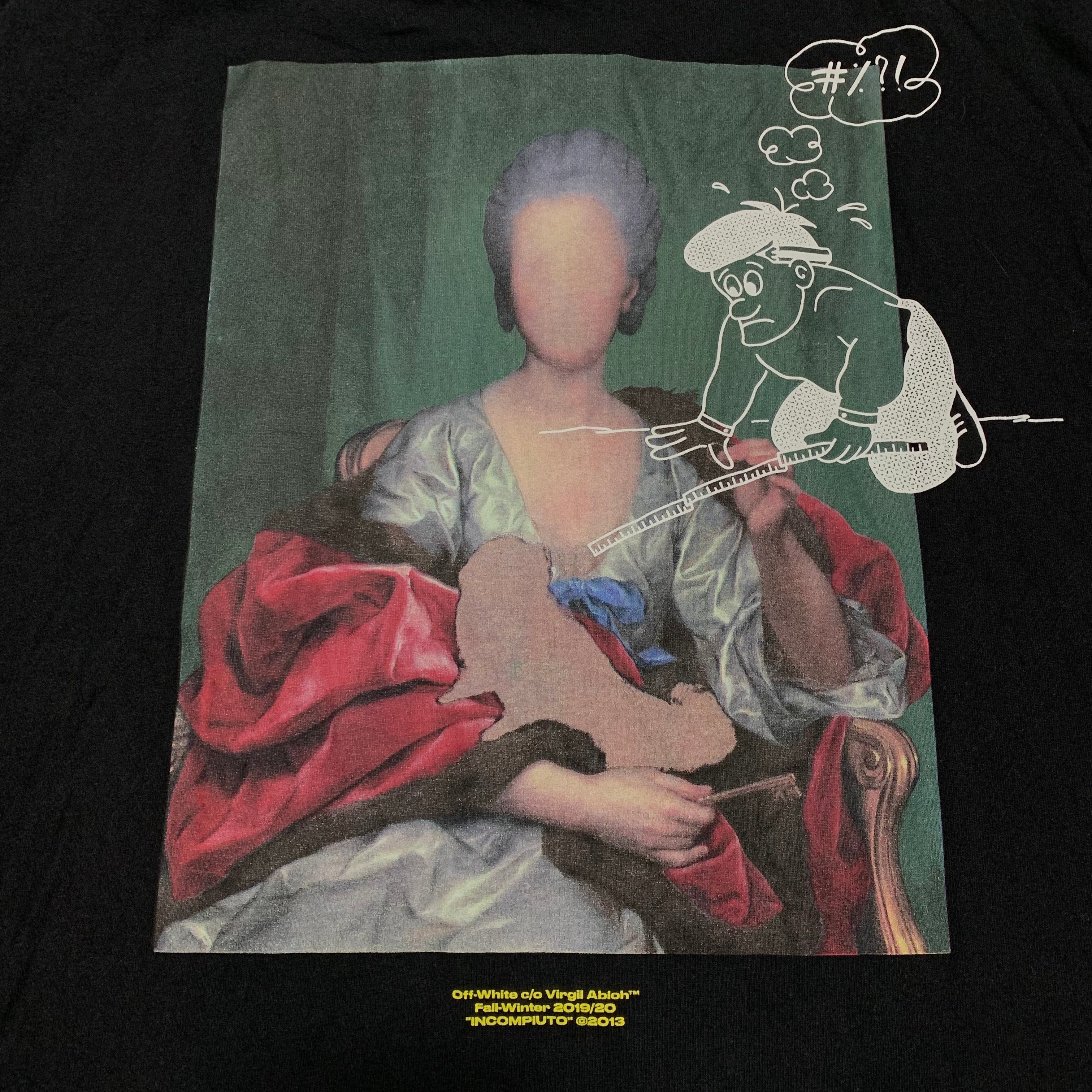 Off White Large Mariana De Silva Black Tee Virgil Abloh