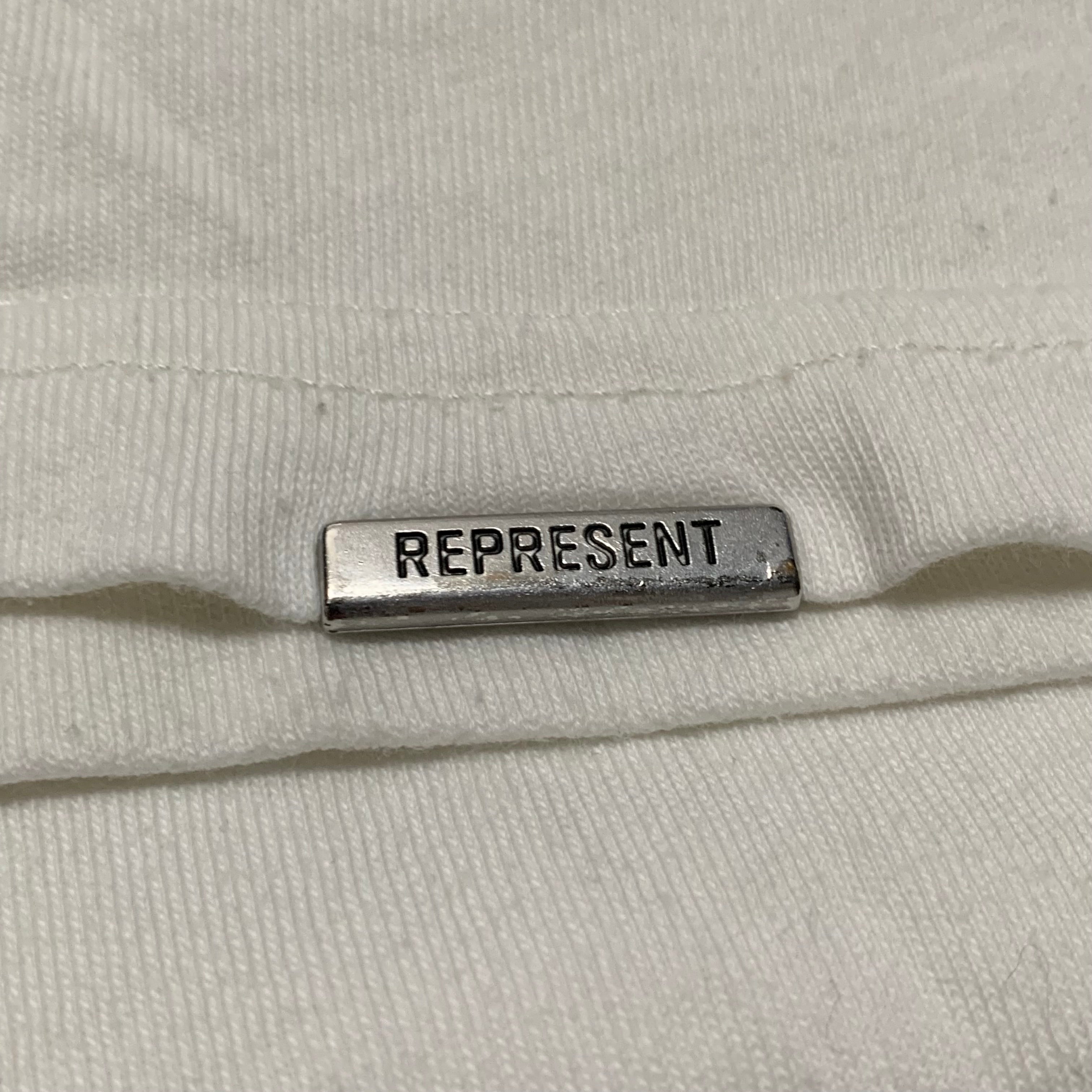 Represent Large StockX Bully Flat White Tee Limited Edition