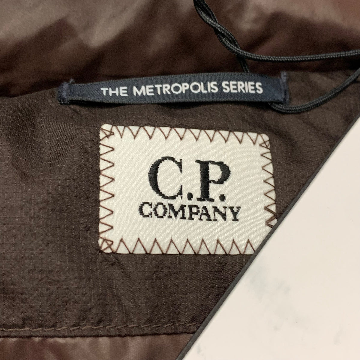 C.P. Company Small Jacket Puffer Metropolis Pertex Down Brown Hooded Jacket (RRP £805)