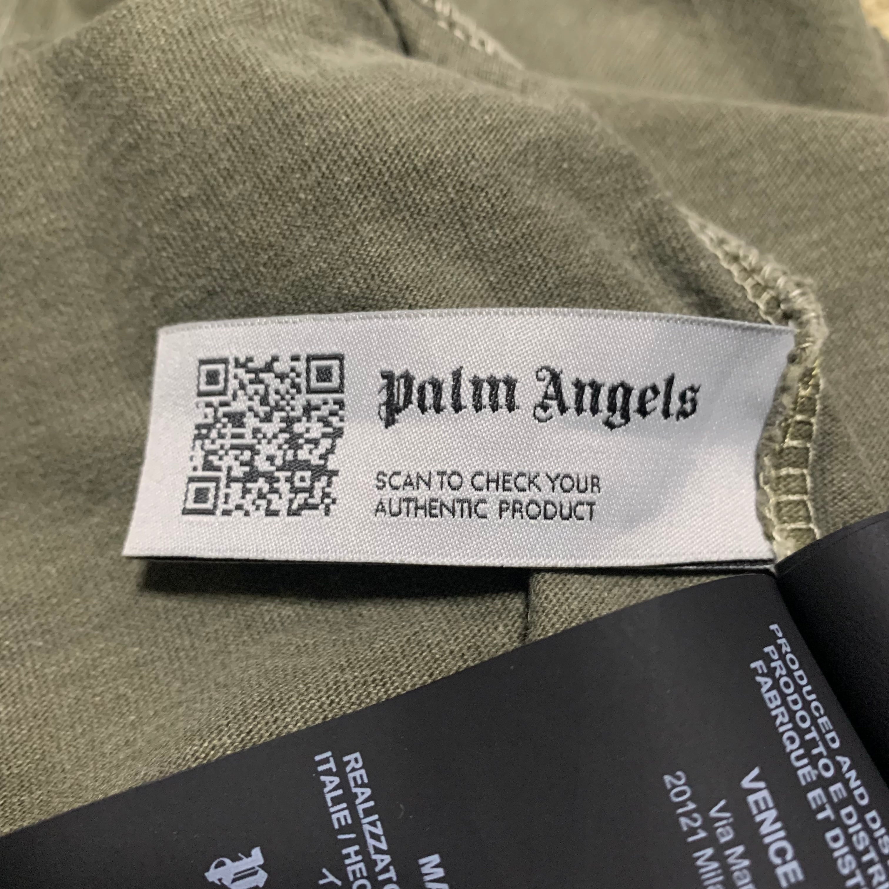 Palm Angels Medium Kill The Bear Green Tee