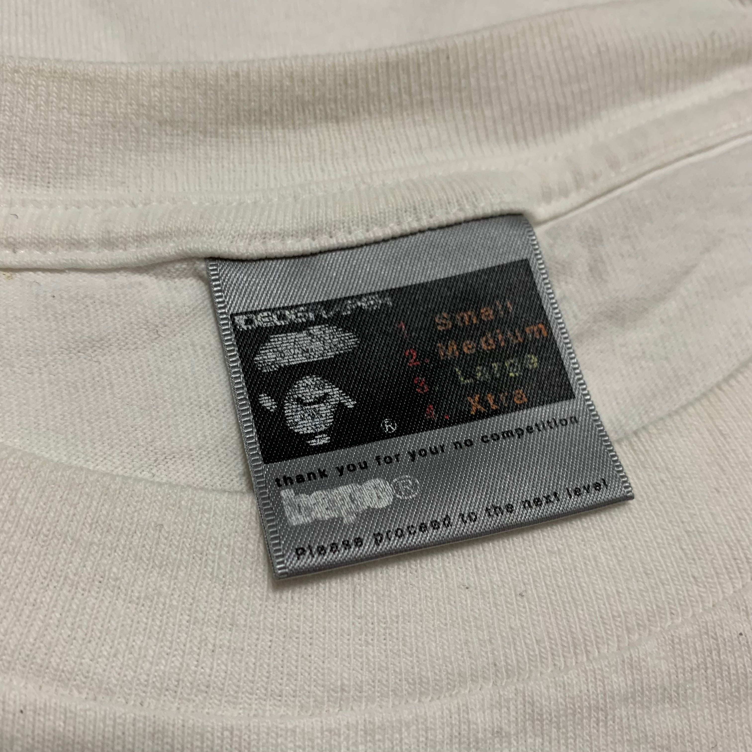 Bape Large Mout Exhibition White Tee A Bathing Ape Limited Edition Vintage