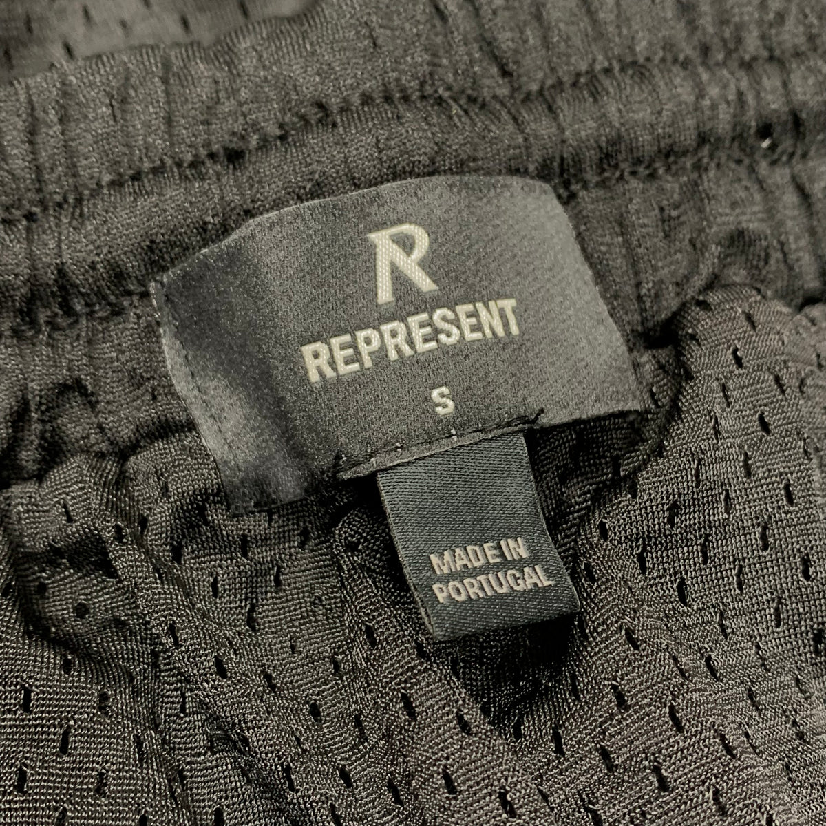 Represent Small Shorts Owners Club Black Mesh Bottoms