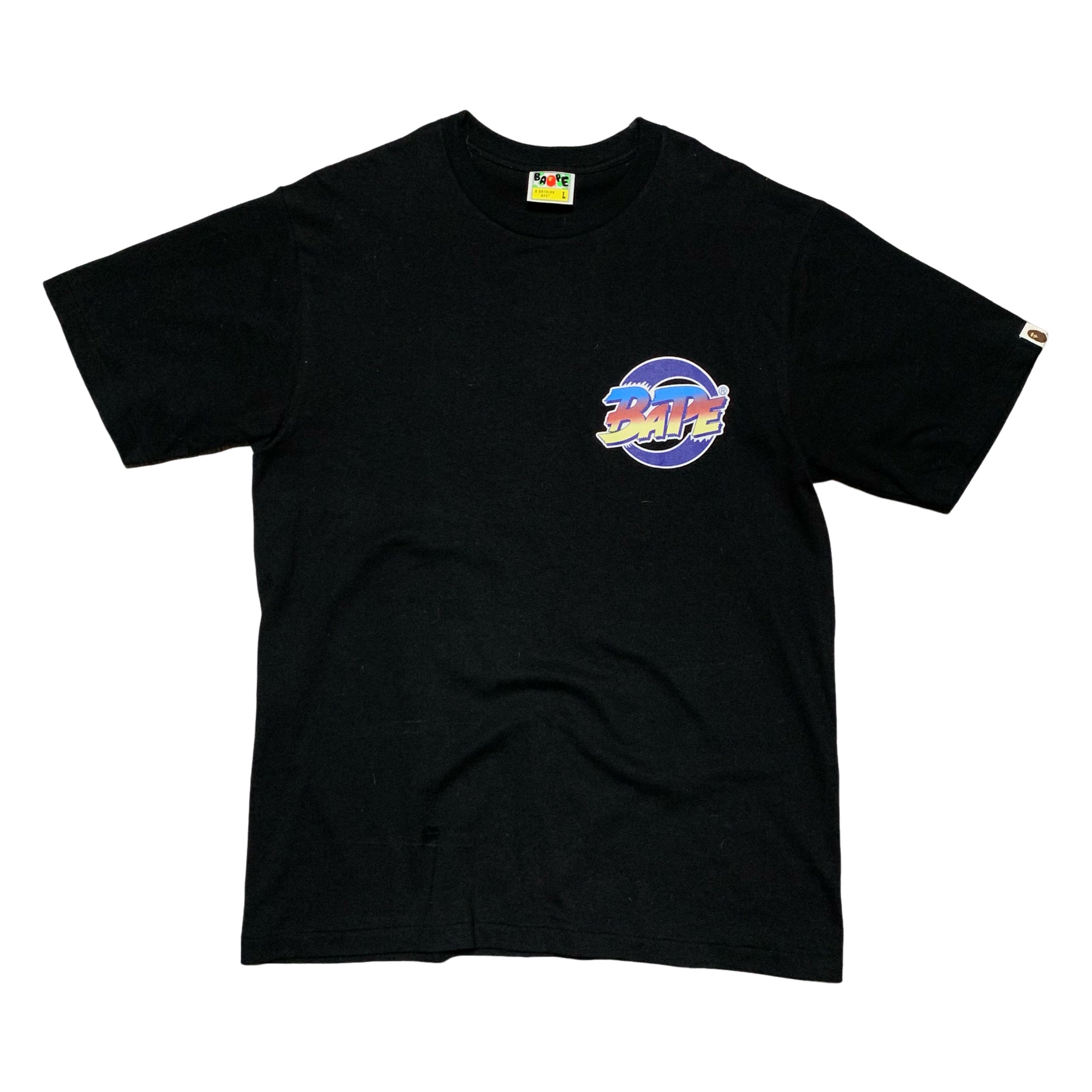 Bape Large Japana Culture Karate Black Tee A Bathing Ape