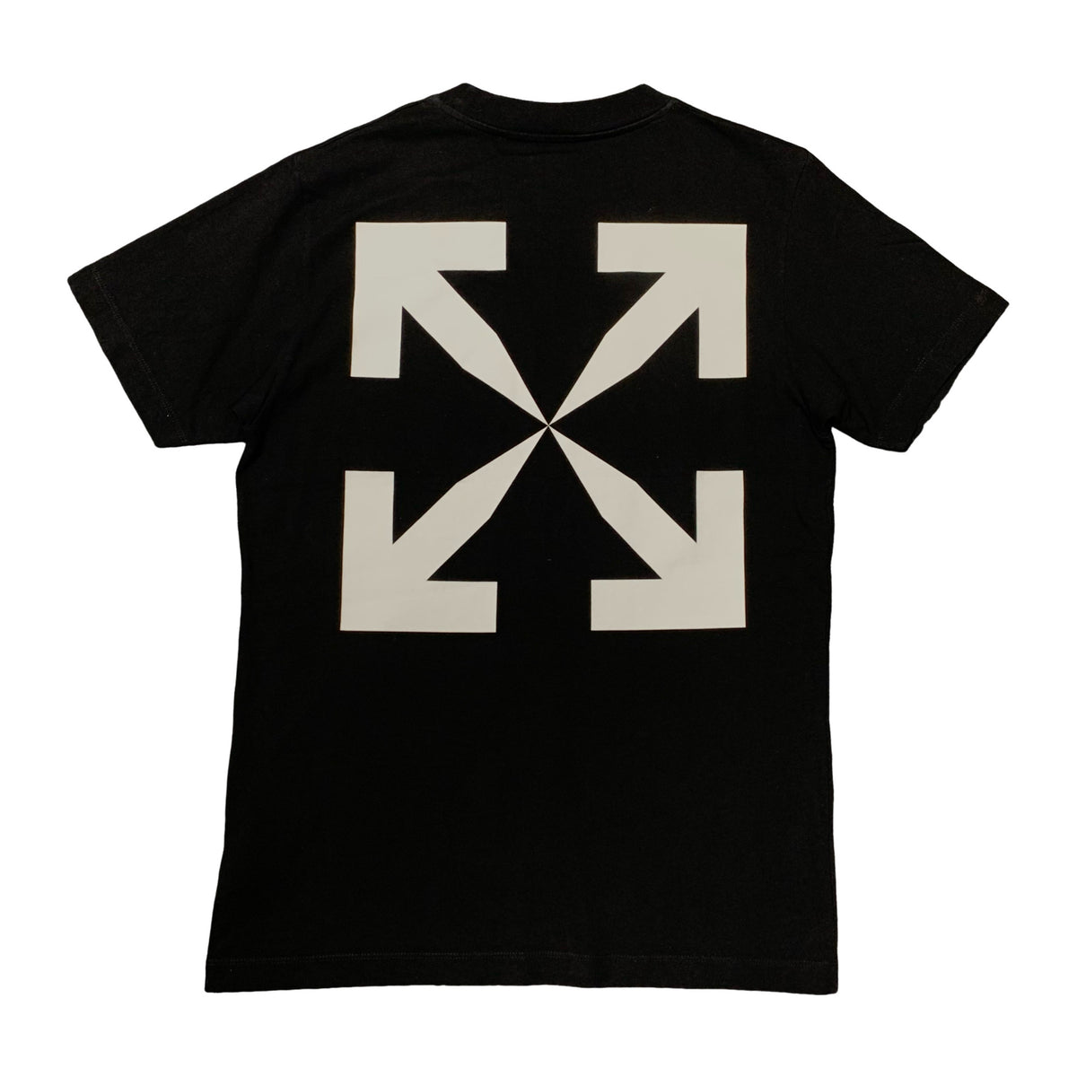 Off White Medium Tee Mona Lisa Arrows Black T-Shirt Virgil Abloh