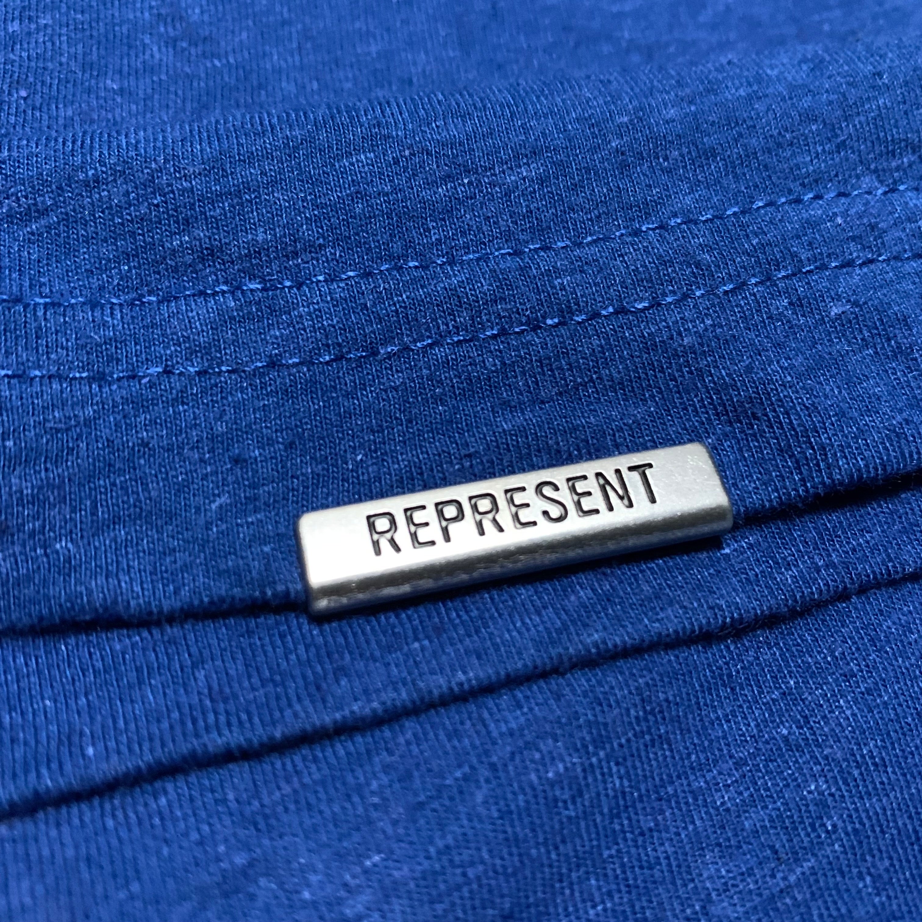 Represent XXS Permanent Vacation Royal Blue Pocket Tee