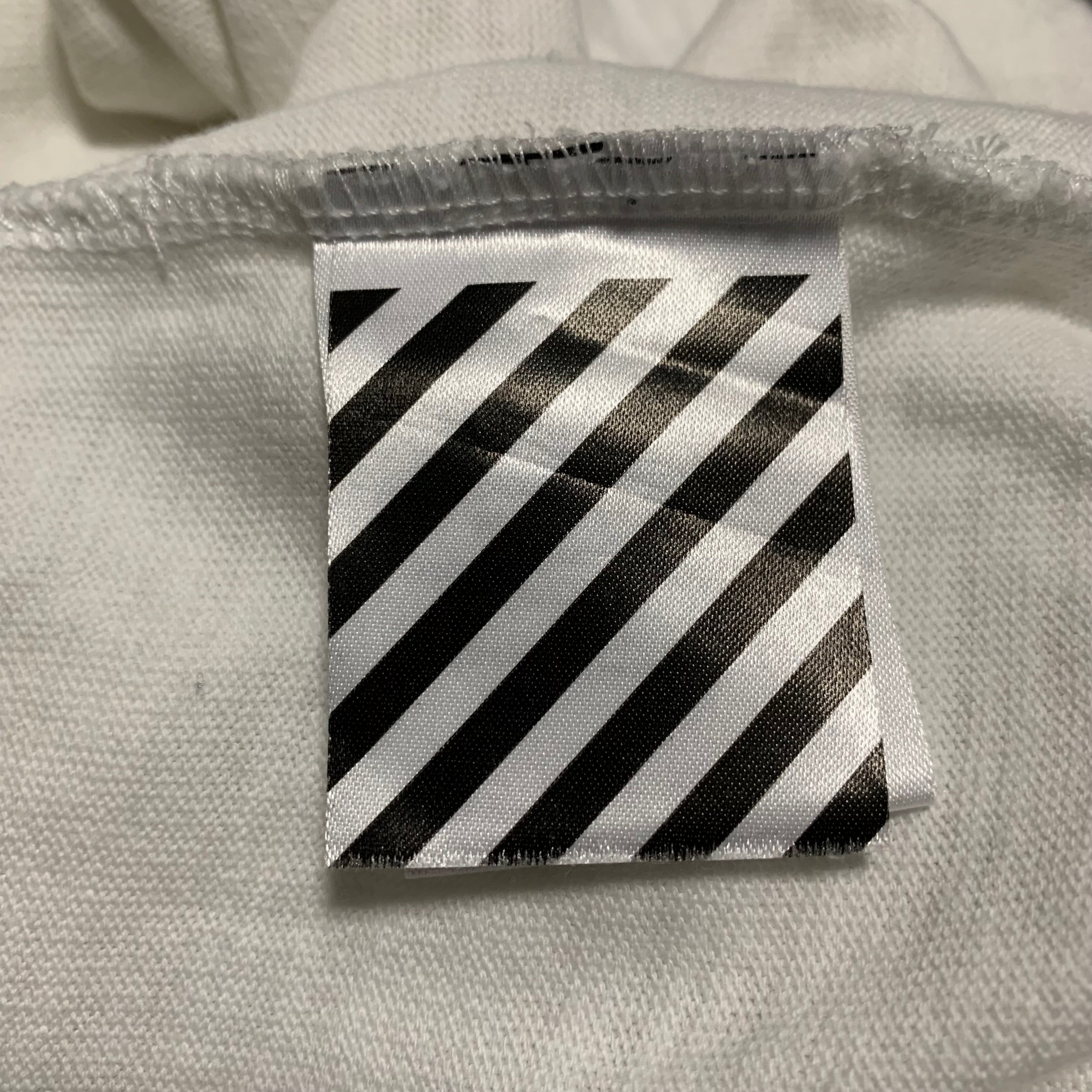 Off White Medium Othello's Wolf White Oversized Tee Virgil Abloh